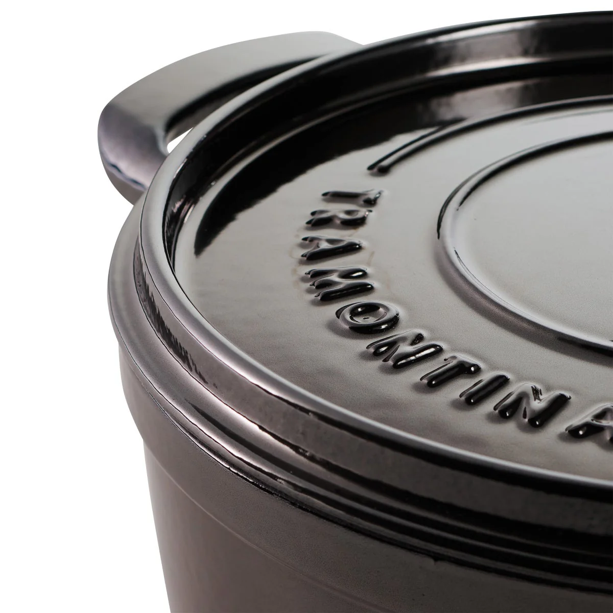 Tramontina 4-quart & 6-quart Enameled Cast Iron Round Dutch Oven, 2-pack, Black - Image 5