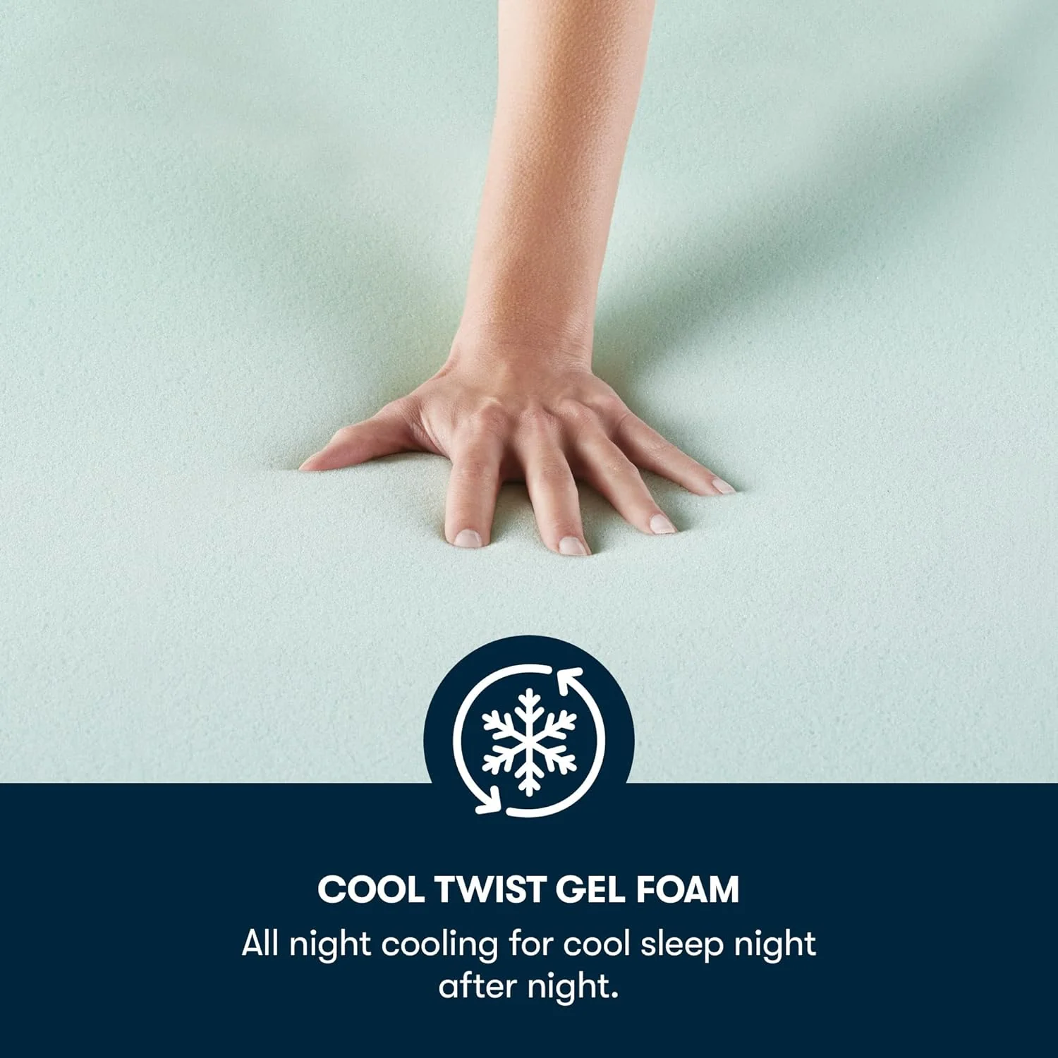 NEW - Serta Cal King - 15" Clarks Hill Elite Plush Pillow Top Cal King Mattress, Comfortable, Cooling, Supportive, CertiPur-US Certified,White/Blue - Retail $899 - Image 3