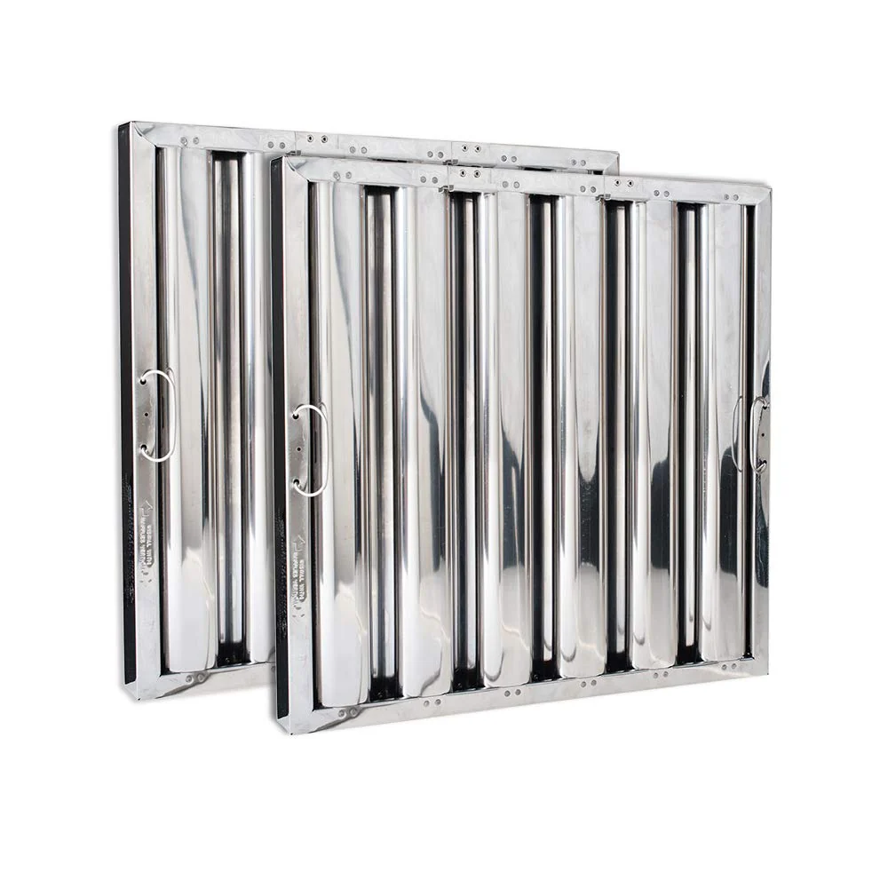 NEW - Kleen-Gard High Efficiency Commercial Kitchen Hood Filter, Range Hood Baffle Grease Filter for Restaurant Kitchen Exhaust Hoods, 20H x 16W | Actual Size: 19.5H x 15.5W x 1.88D inches | (Pack of 2) - Retail $155