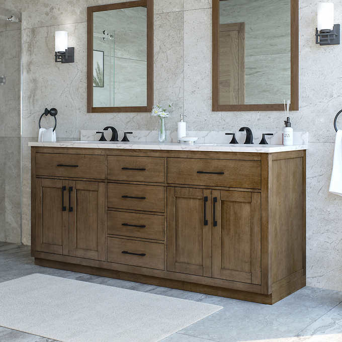 NEW - OVE Decors Alonso Bath Vanity in Brown - Retail $1749 - Image 3
