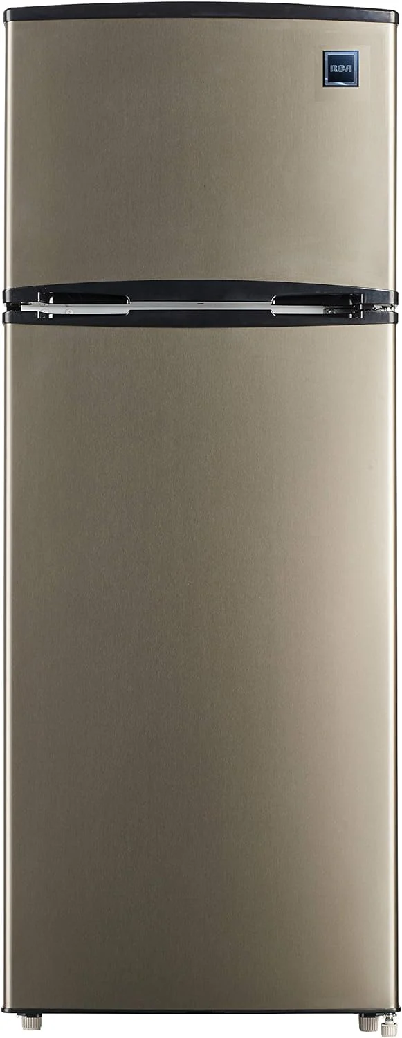 NEW - RCA RFR725 2 Door Apartment Size Refrigerator with Freezer, Stainless,7.5 cu ft - Retail $298 - Image 3