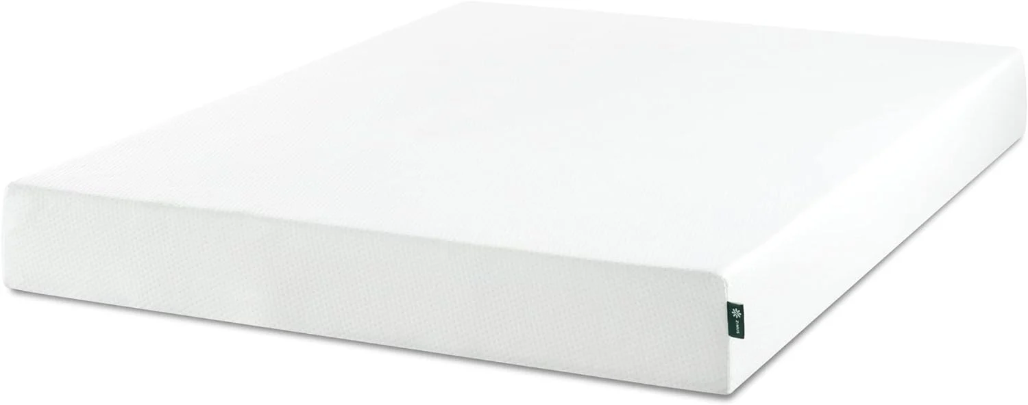 NEW - Zinus Full 8 Inch Green Tea Memory Foam Mattress [New Version], Fiberglass Free, Medium Firm Feel, Zoned Pressure Relief, Certified Safe Foams & Fabric, Bed-in-A-Box, Full - Retail $190 - Image 8