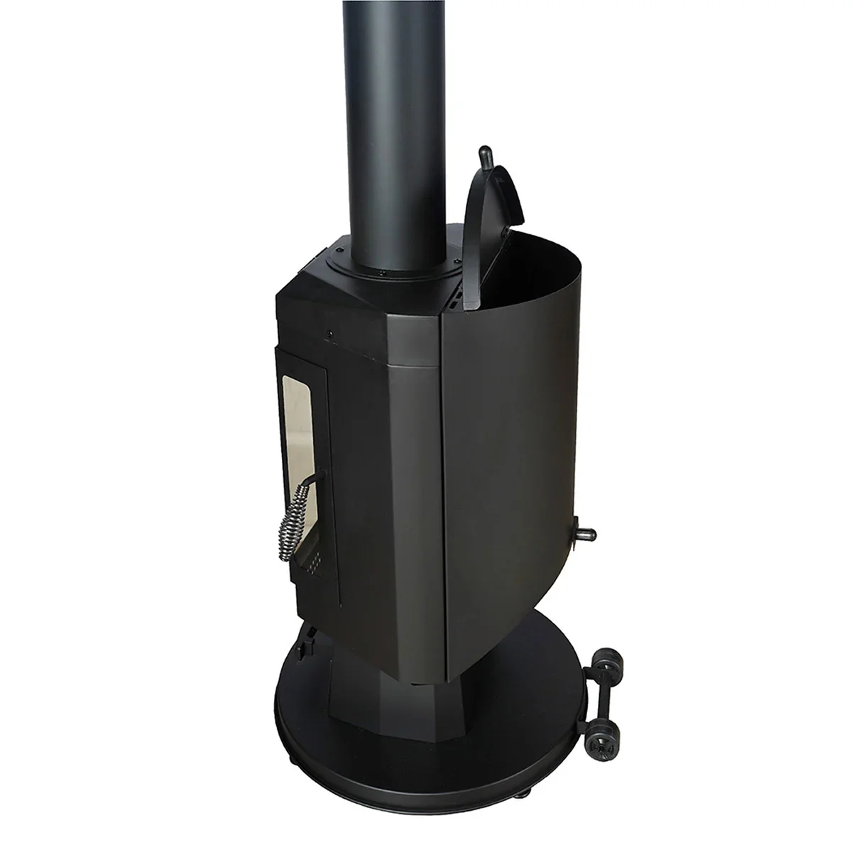 NEW - FlamePro 81in H Steel Patio Pellet Heater - Image 2