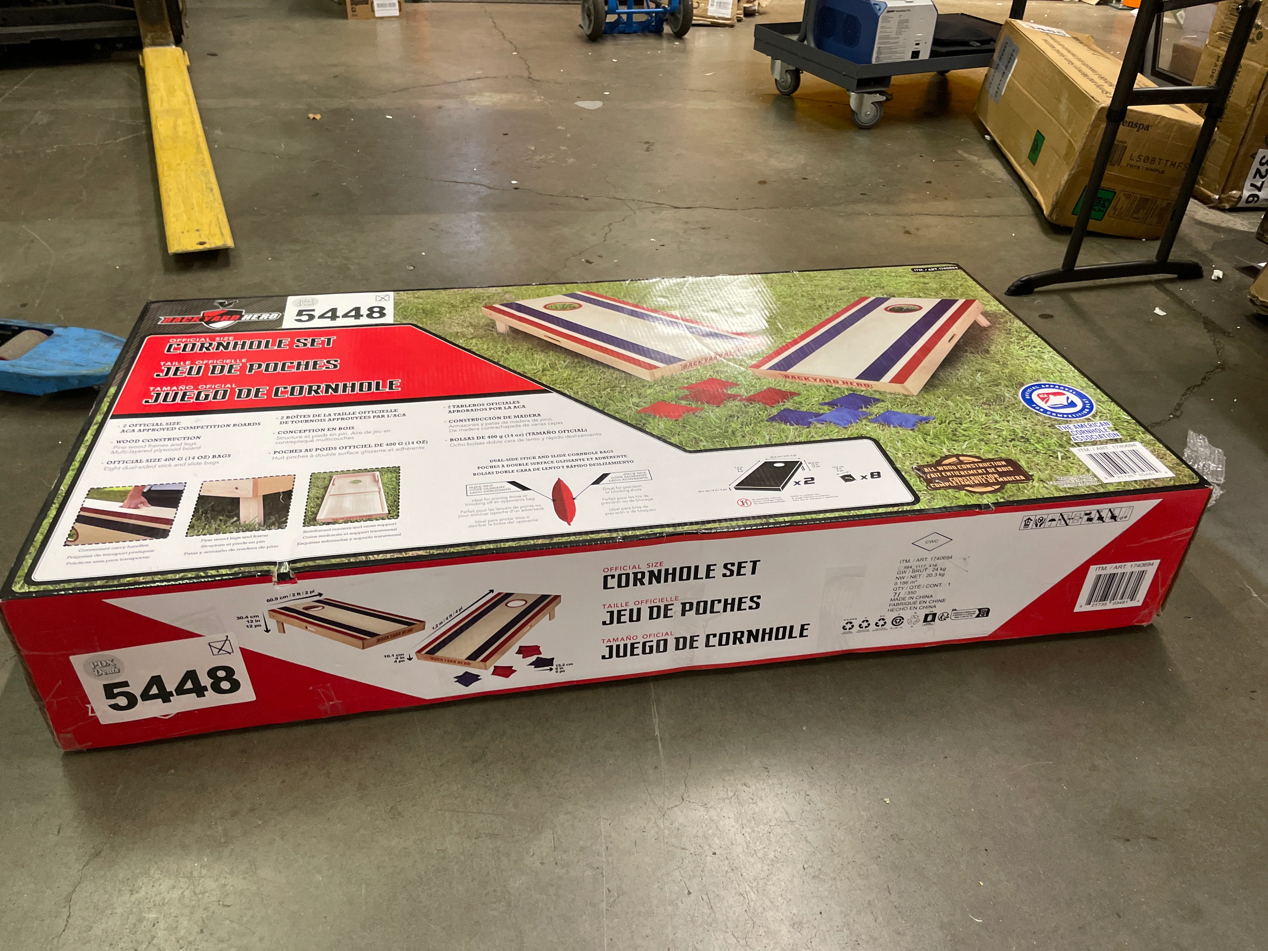 Backyard Hero Official Size Cornhole Set - Image 4