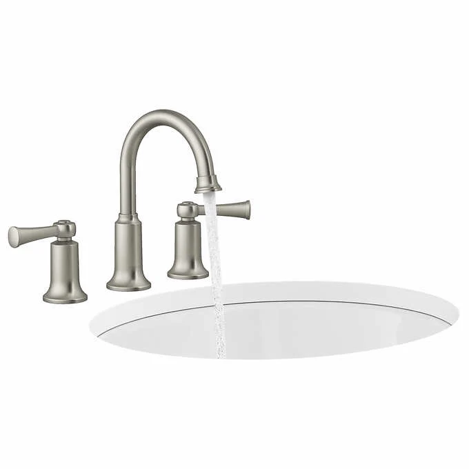 NEW - Kohler Aderlee Widespread Bathroom Faucet (Brushed Nickel) - Retail $139