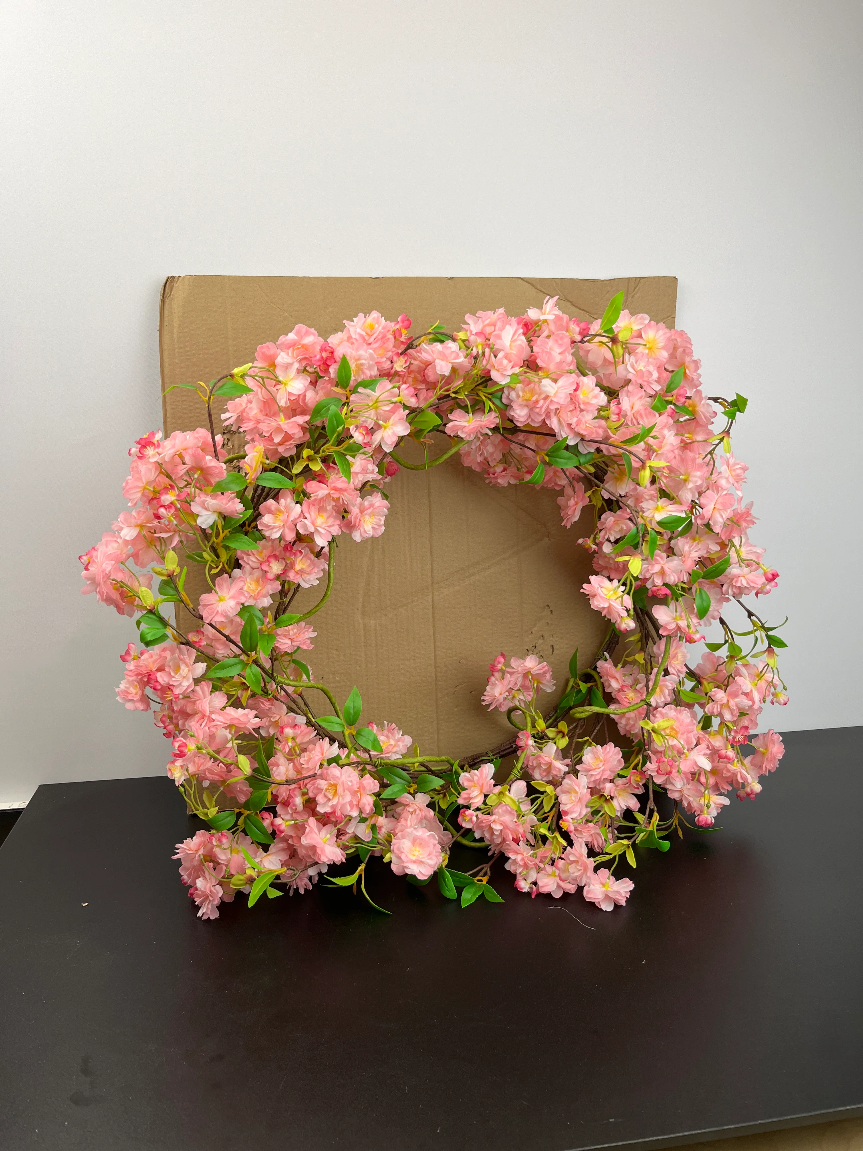 Faux 30 Inch Cherry Blossom Wreath - Retail $69 - Image 4