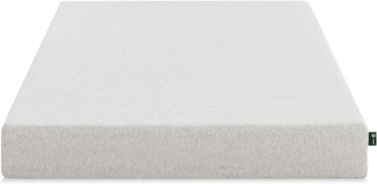 NEW - ZINUS Short Queen 8 Inch Ultima Memory Foam Mattress, Fiberglass Free, Pressure Relieving, CertiPUR-US Certified, Bed-in-a-Box, Short Queen, White - Retail $227 - Image 5