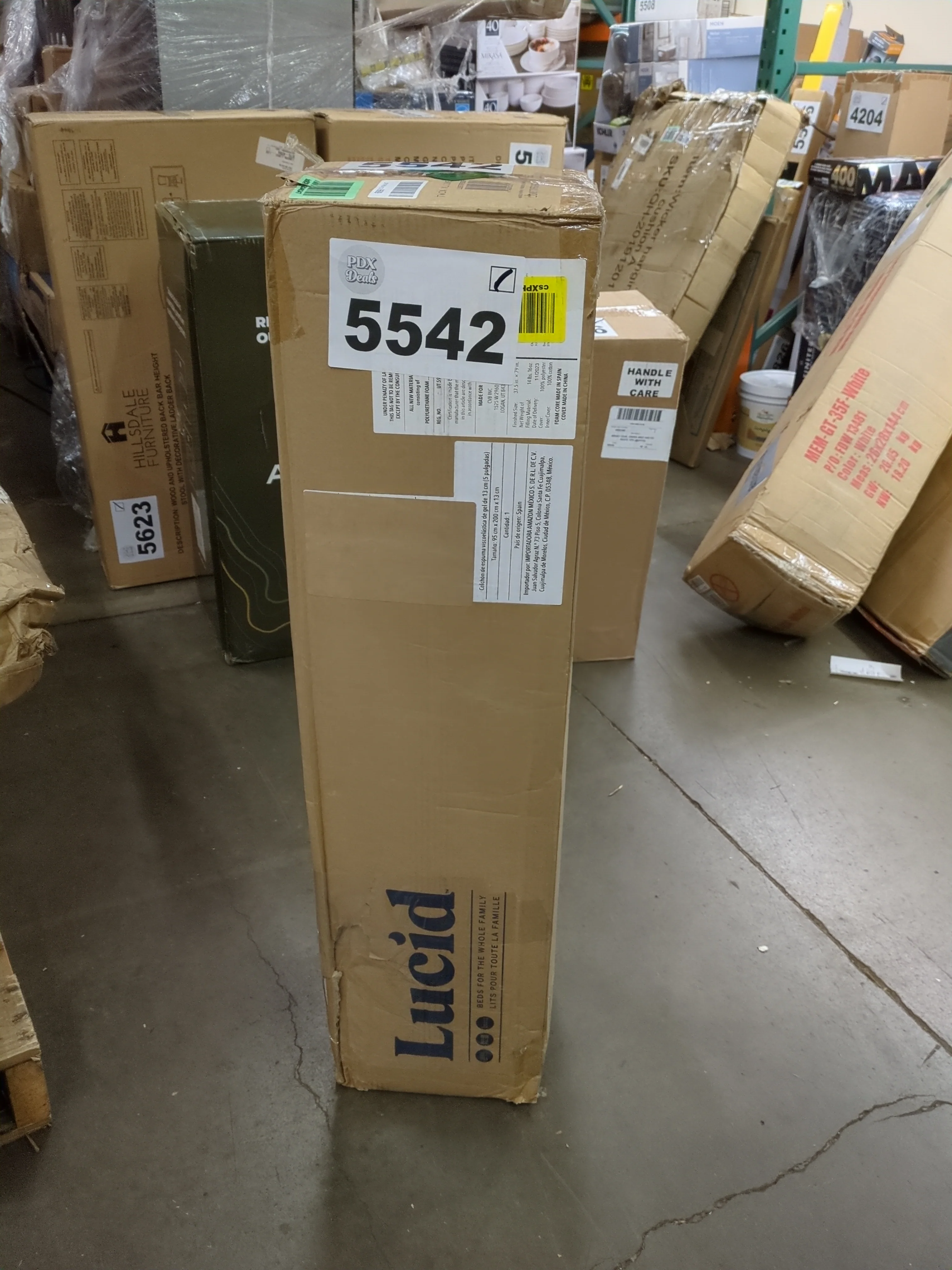 NEW - Lucid 5 Inch TWIN XL Firm Gel Memory Foam Mattress Gel Infusion - Hypoallergenic Bamboo Charcoal - Breathable Cover,White - Retail $118 - Image 7