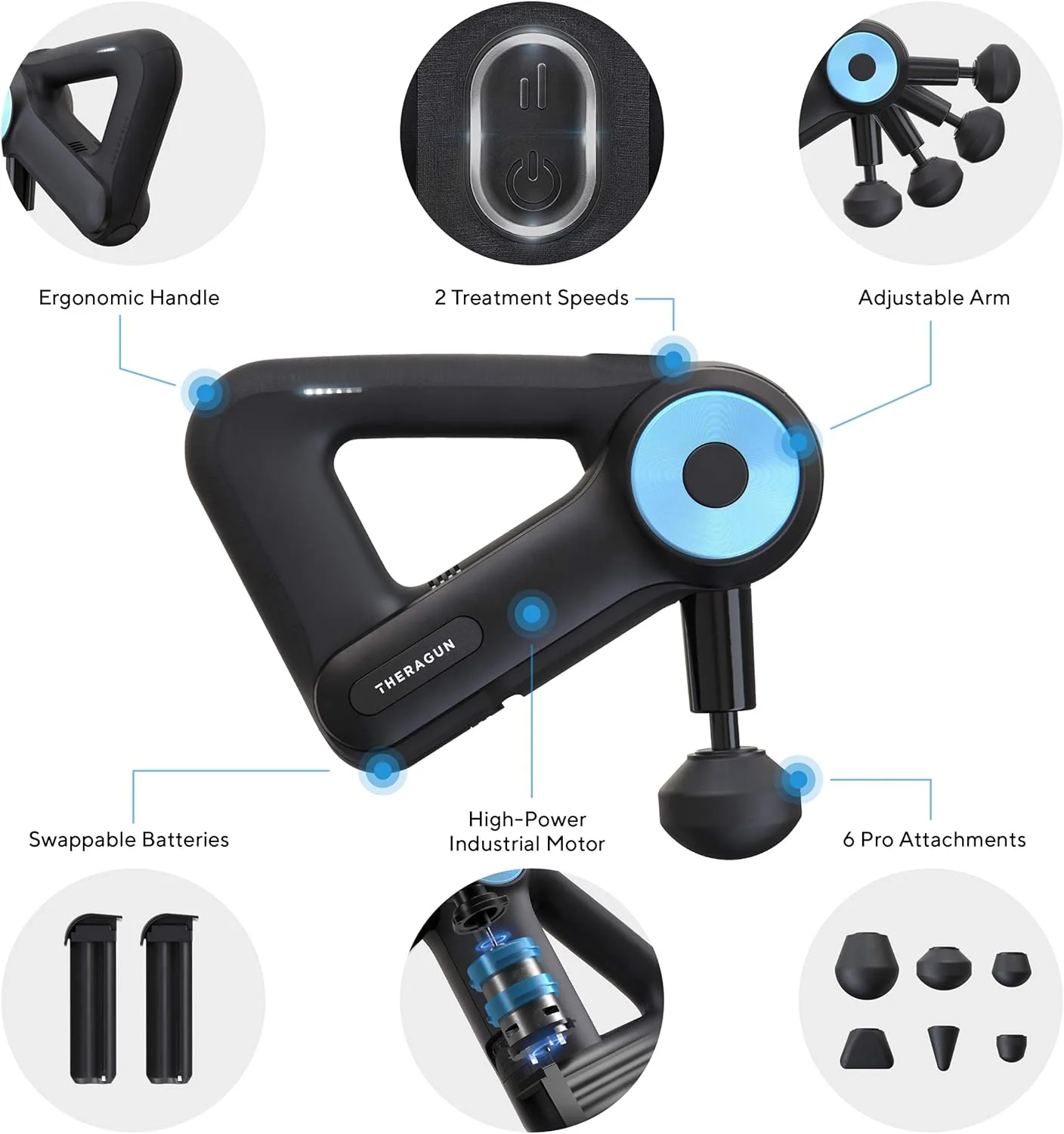 Theragun G3PRO Percussive Therapy Device With Standing Charger - Retail $349 - Image 3