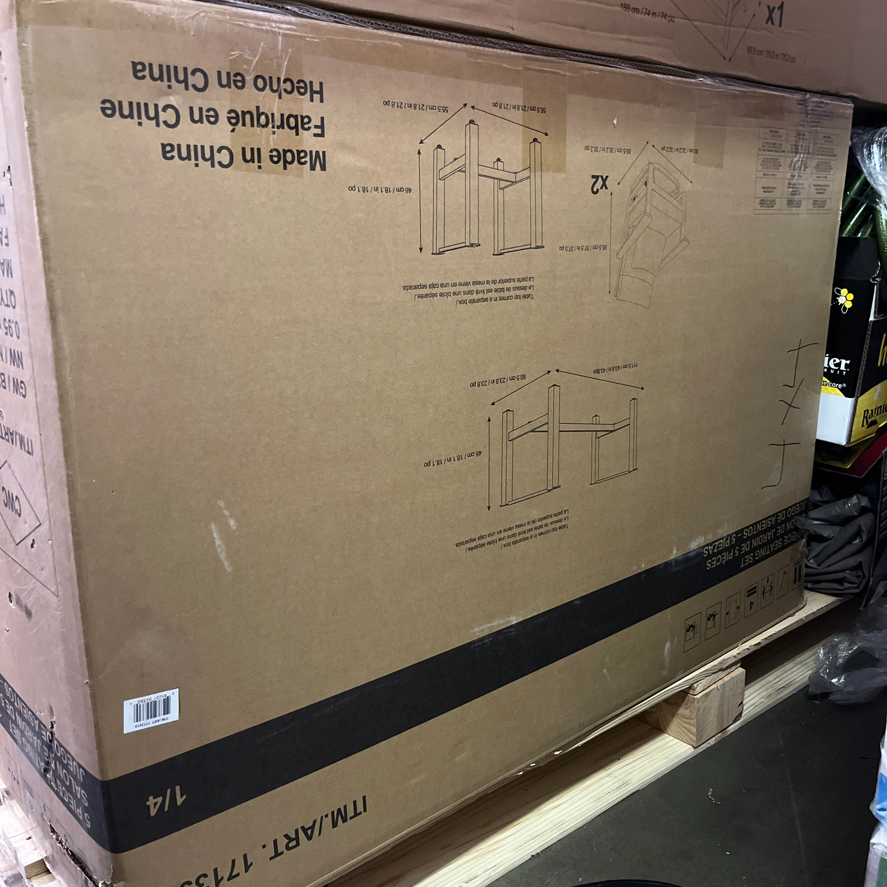 NEW in Box - Costco - Grand Leisure Everett 5-piece Deep Seating Set - Retail $1999 - Image 7