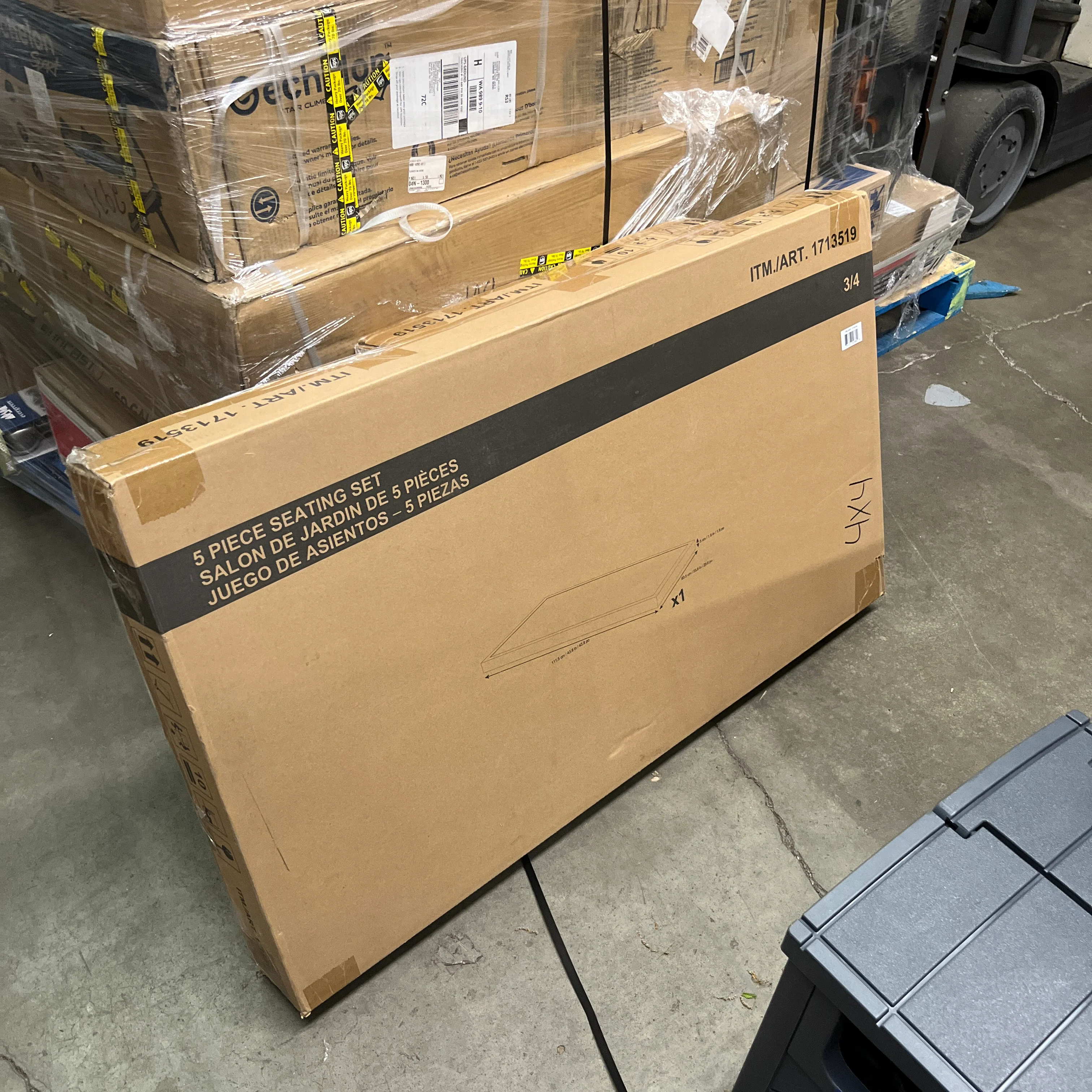 NEW in Box - Costco - Grand Leisure Everett 5-piece Deep Seating Set - Retail $1999 - Image 9