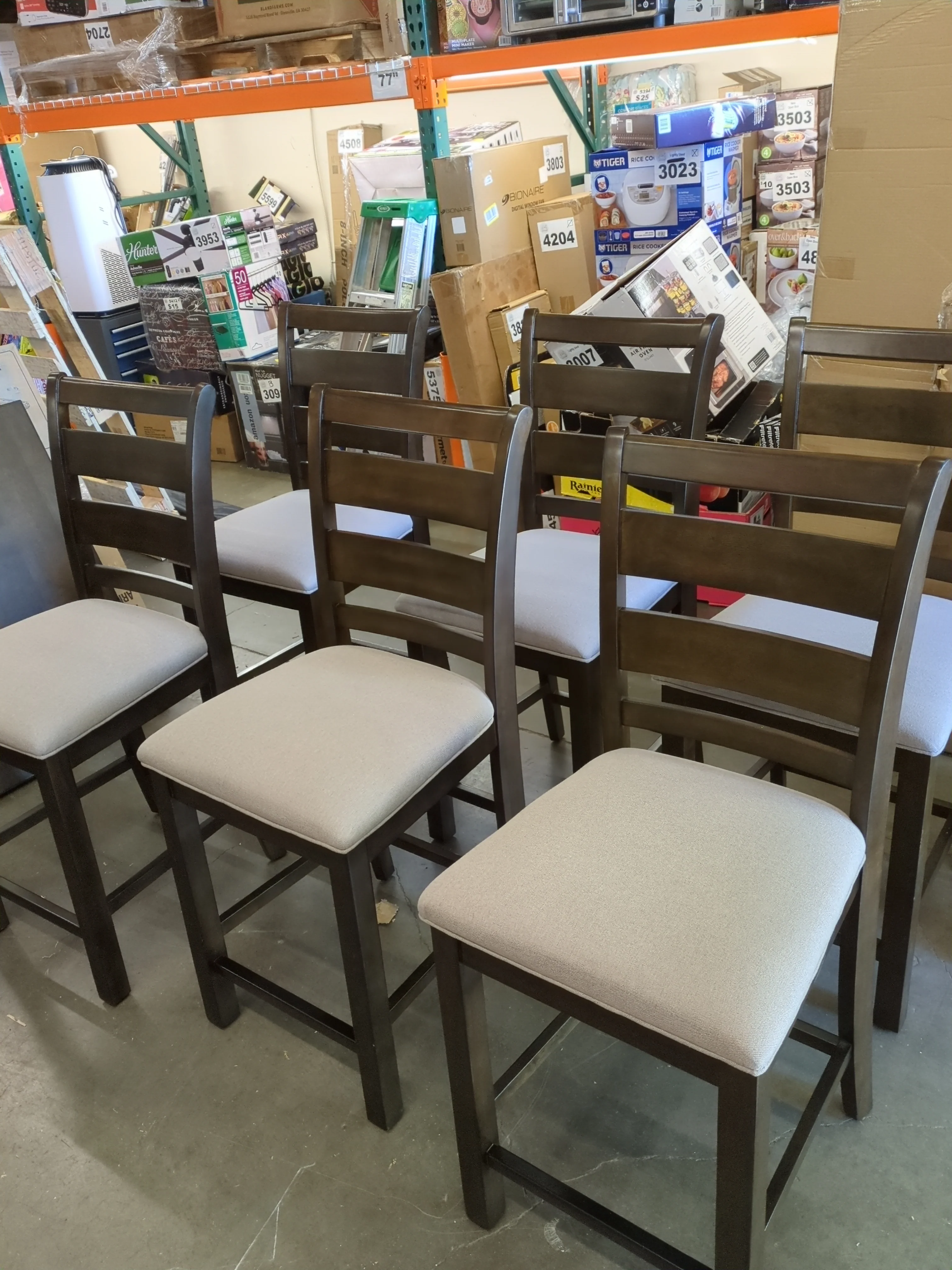 Adams 7-piece Counter-Height Dining Table Set - Retail $699 - Image 5