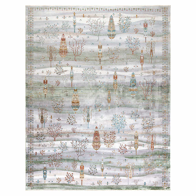 NEW - Costco - Empire Rug Collection, Tree of Life 8 ft. 8 in. x 12 ft. 6 in. - Retail $999 - Image 2