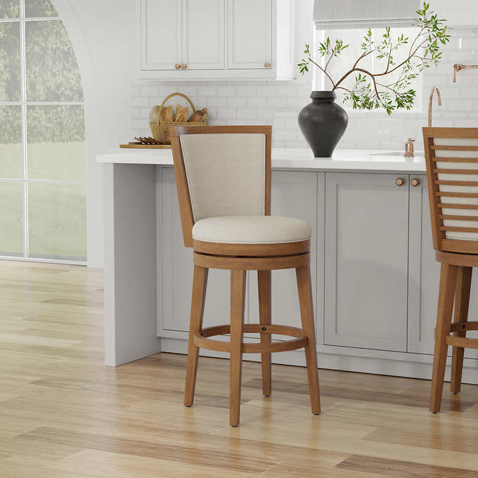 NEW Set of TWO - Tarryn Bar Height Swivel Stool - Retail $398 - Image 2