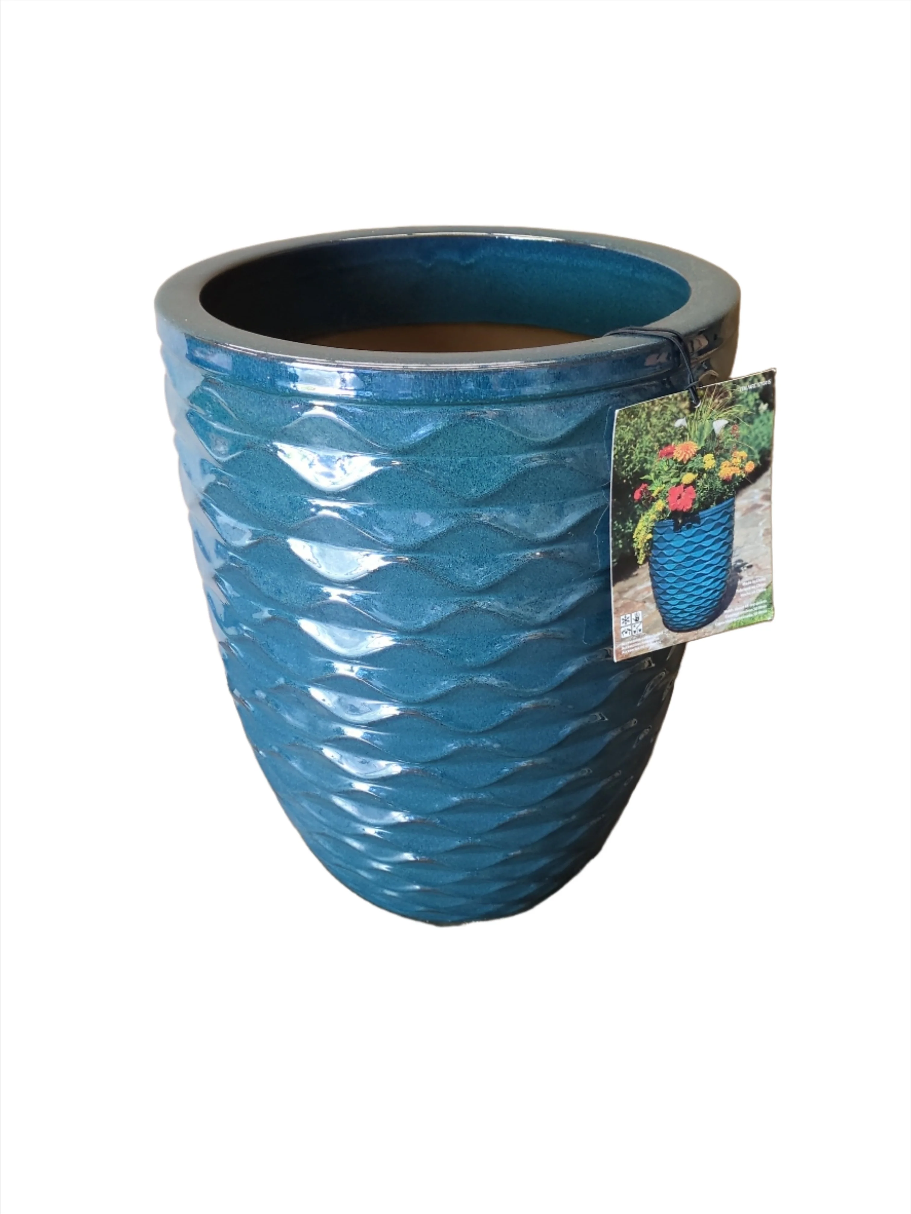 Ceramic Planter (Blue)