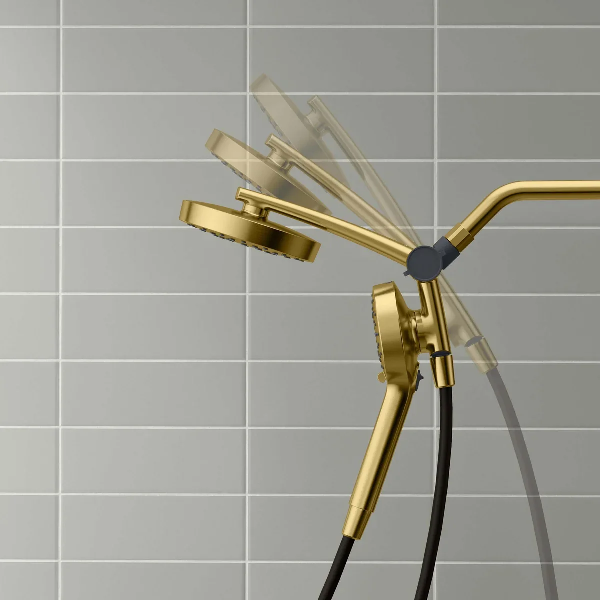 Kohler Prone, Gold - 3-in-1 Multifunction Shower Head with PowerSweep - Retail $99 - Image 3