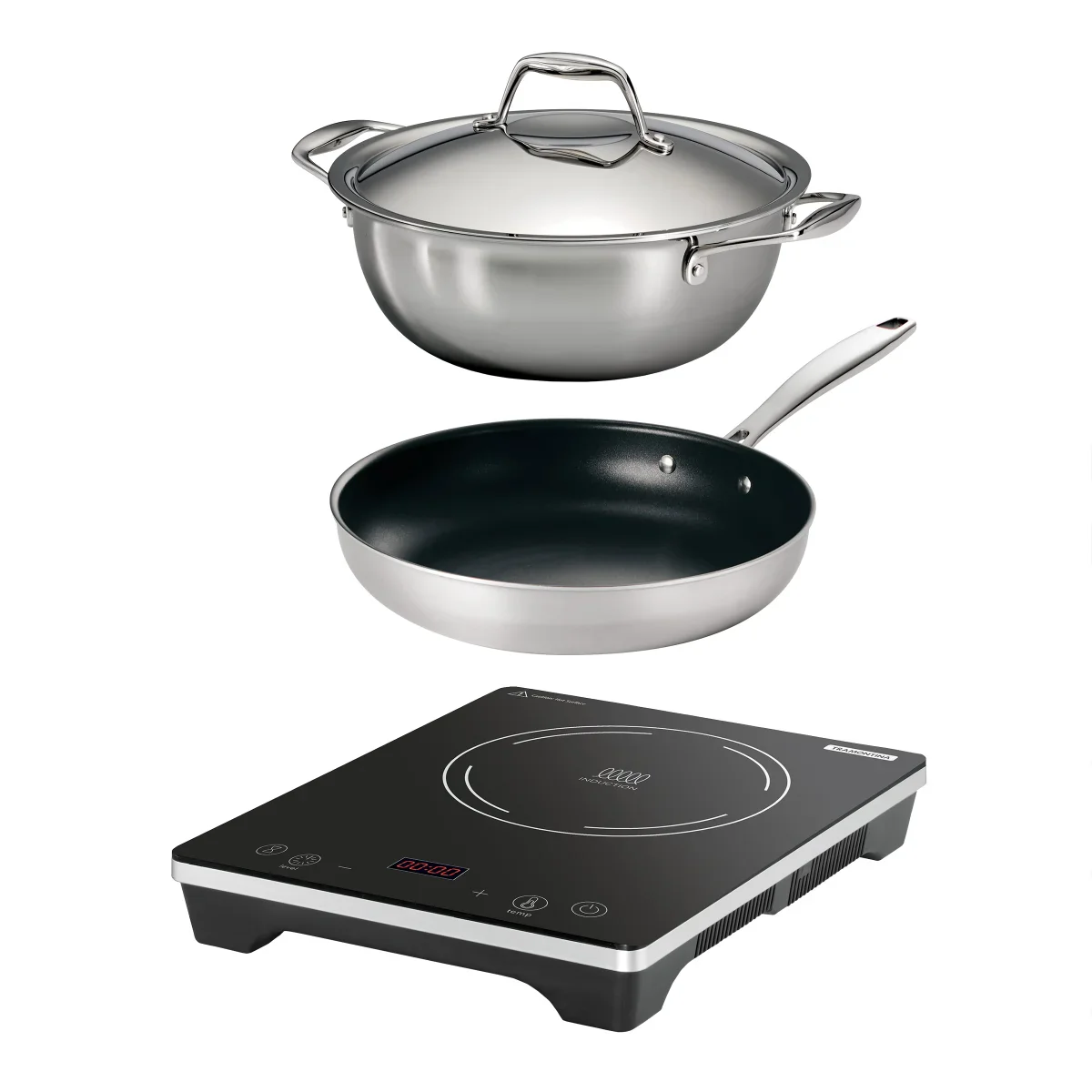 NEW - Tramontina 4-piece Induction Cooking System - Retail $119 - Image 2