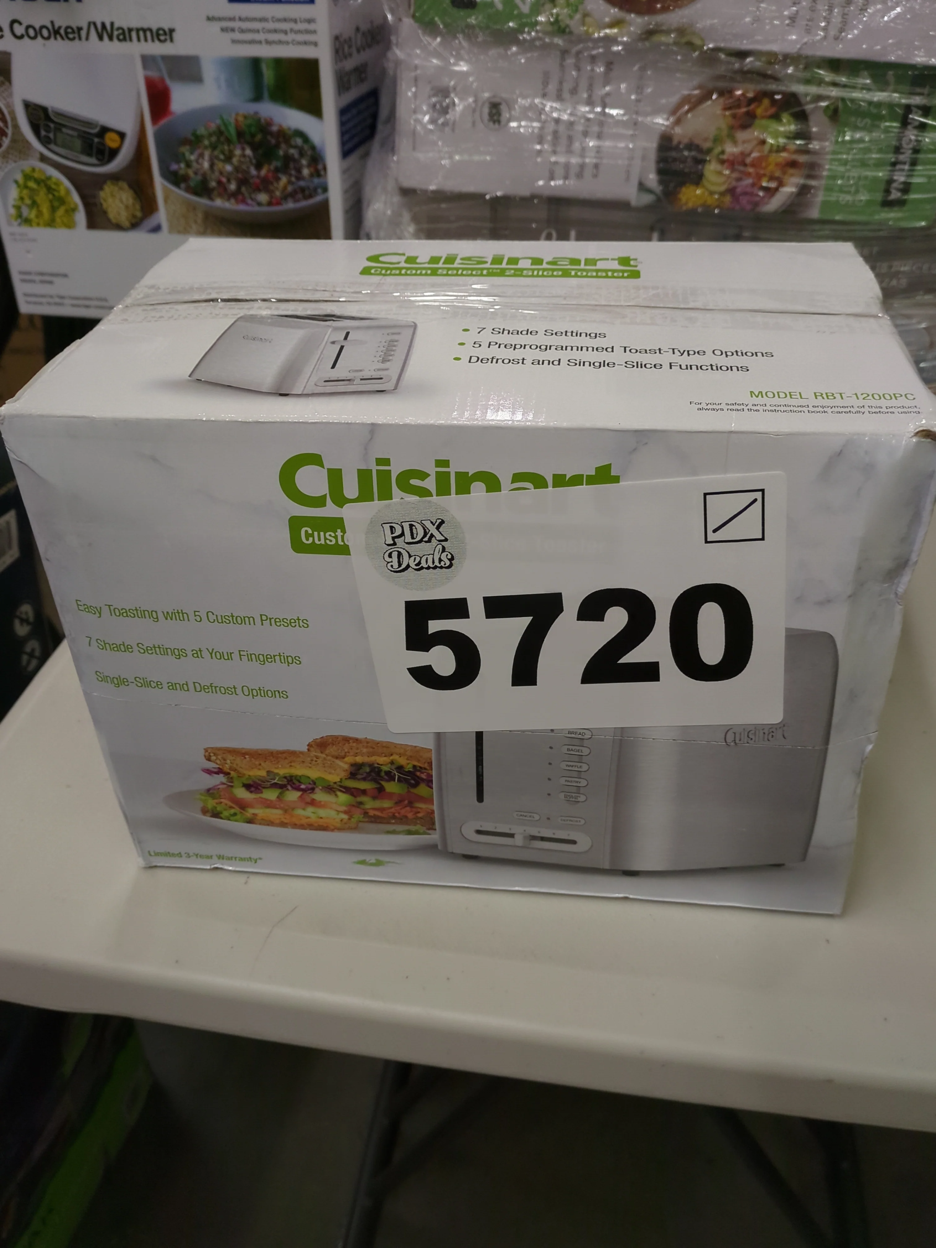 NEW - Cuisinart Custom Select 2-slice Toaster - Image 2