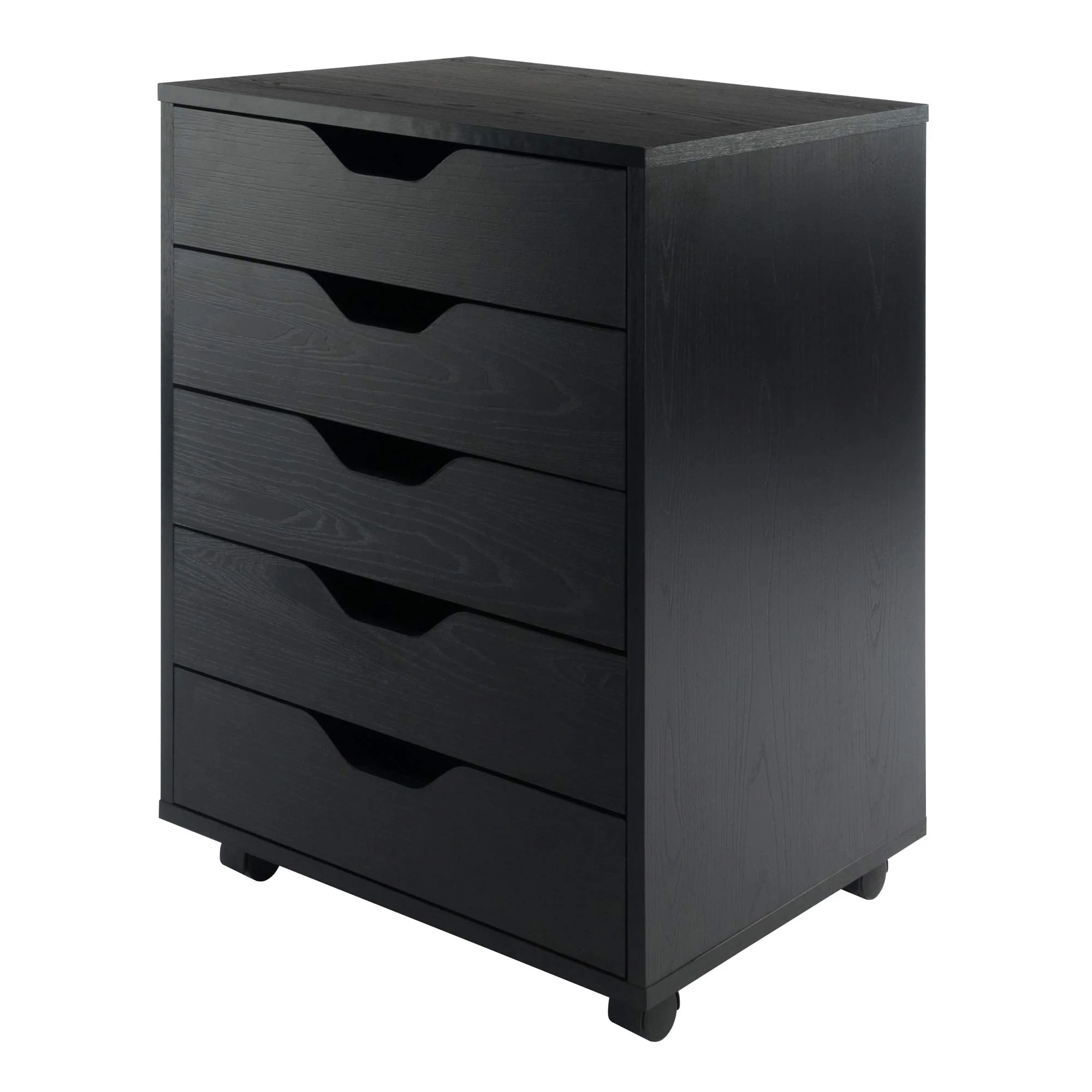 Winsome Halifax 5-Drawer Storage Cabinet, Black (20519)