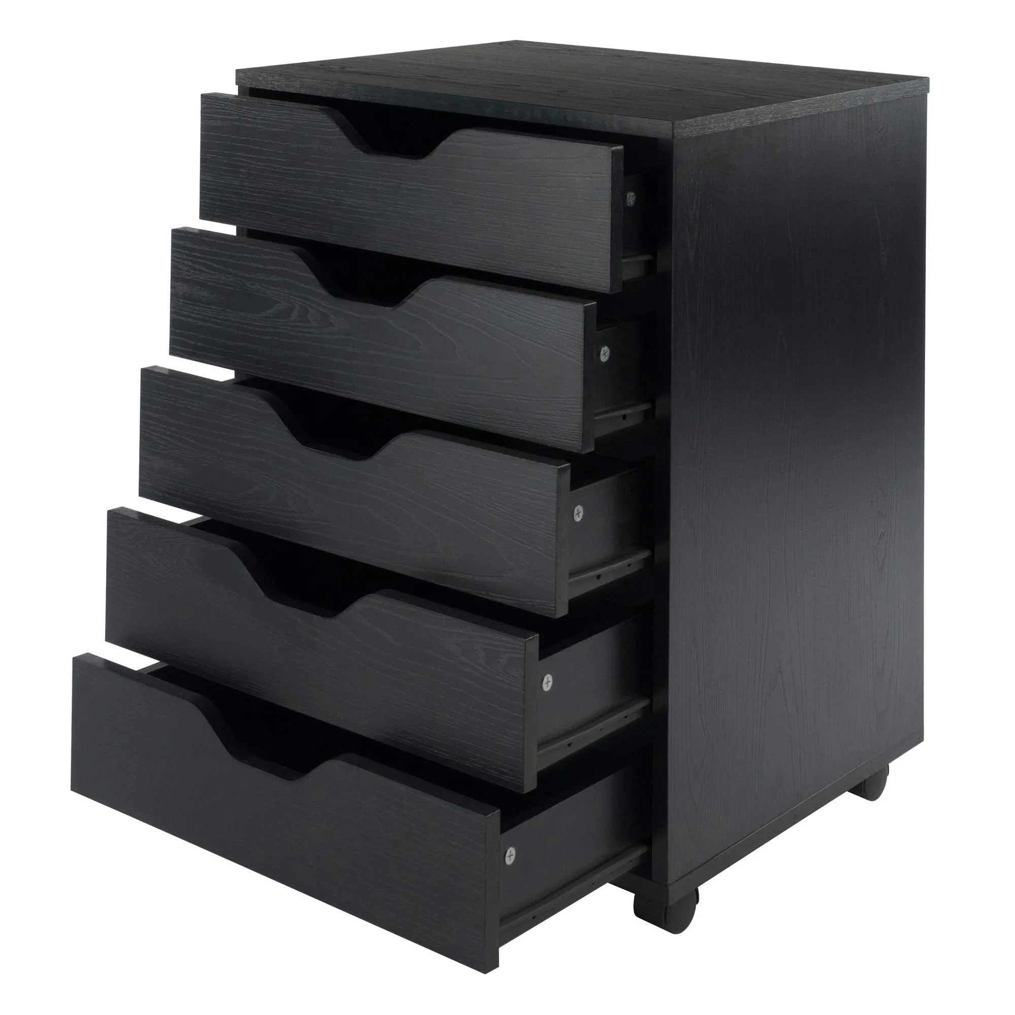 Winsome Halifax 5-Drawer Storage Cabinet, Black (20519) - Image 6