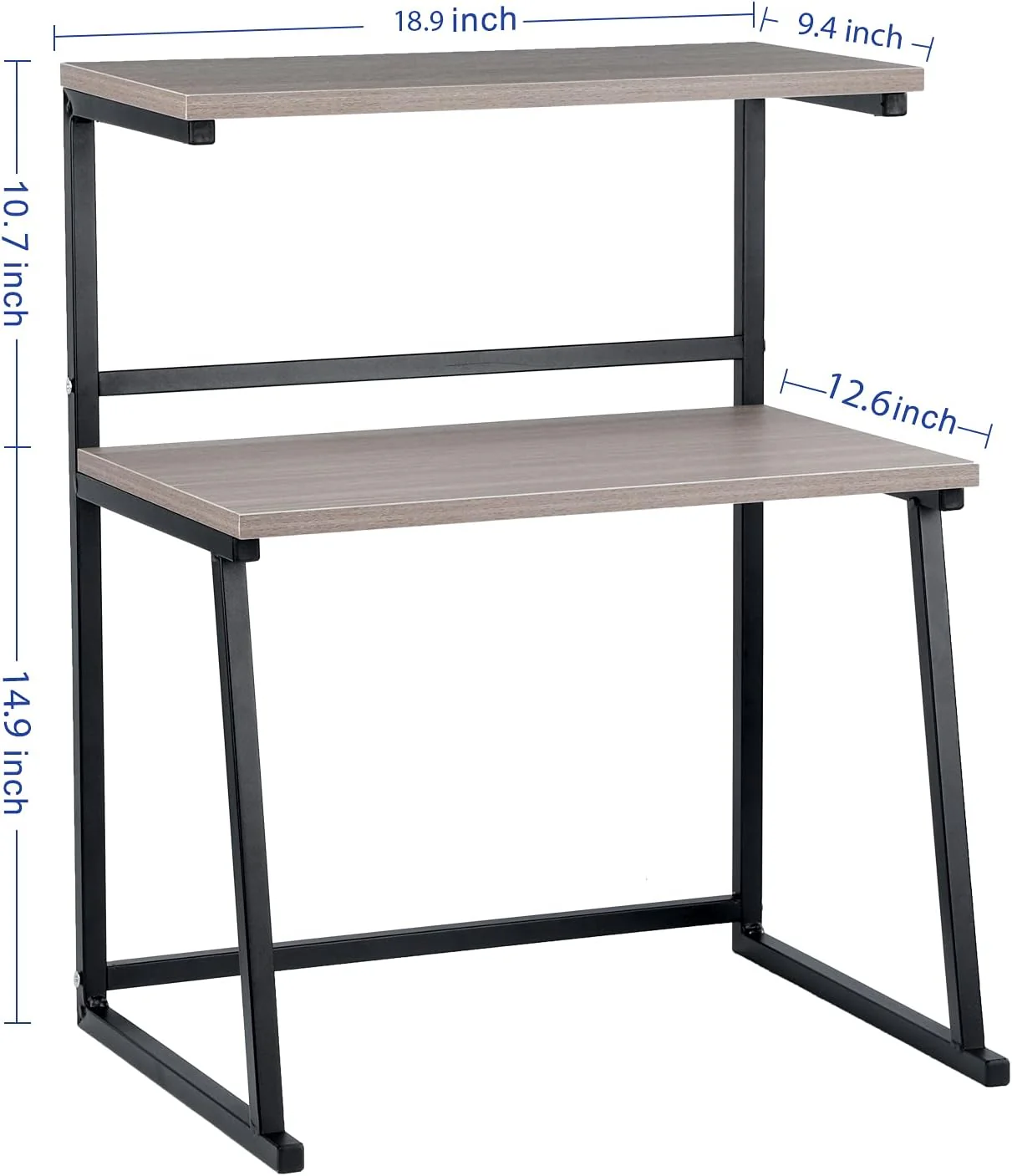 Printer Stand - Under Desk Printer Stand -Printer Desk-Desktop Printer Stand-Shelf for Desktop (2 Tier) - Retail $55 - Image 3