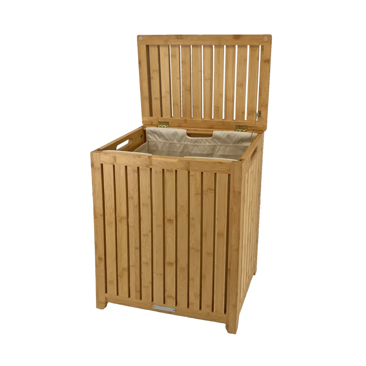 NEW - Bamboo Laundry Hamper - Retail $79 - Image 2
