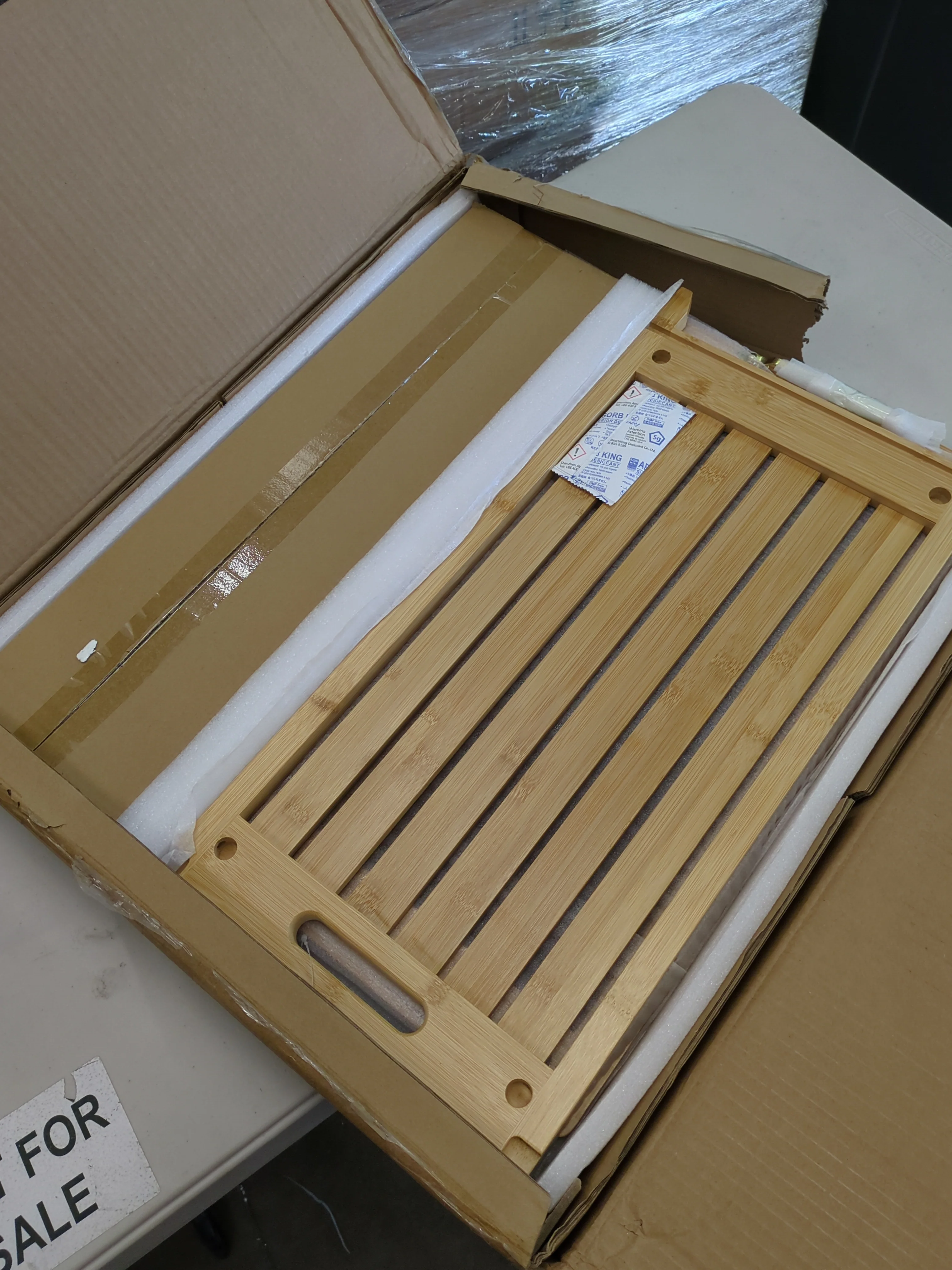 NEW - Bamboo Laundry Hamper - Retail $79 - Image 4