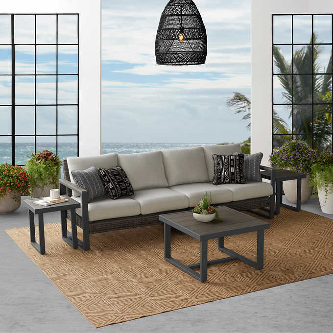 Costco - Maricopa 5-piece Outdoor Woven Sectional Set - Retail $1599 - Image 3