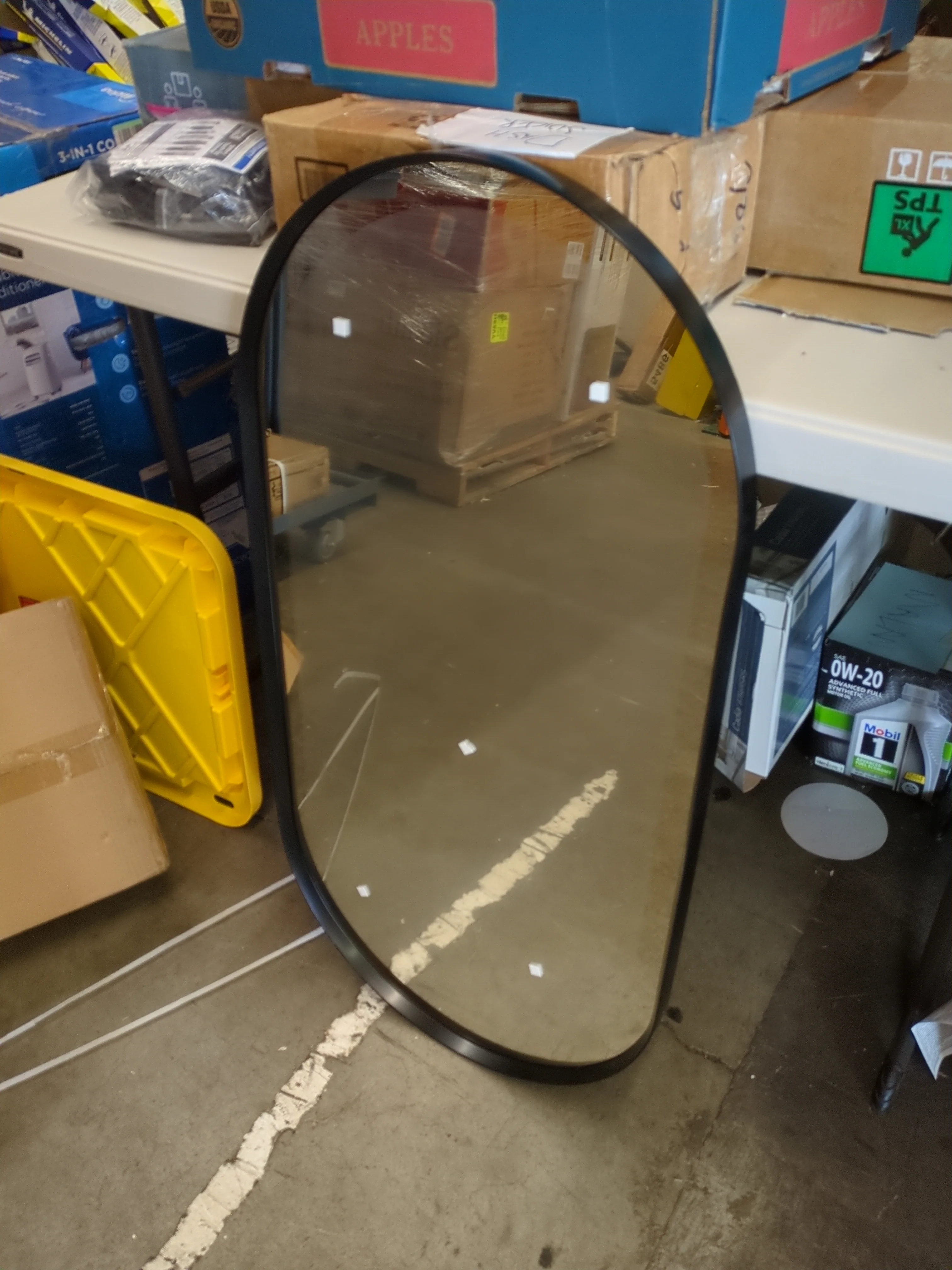Kohler Orime 20" x 40" Capsule Framed Mirror - Matte Black - Image 3