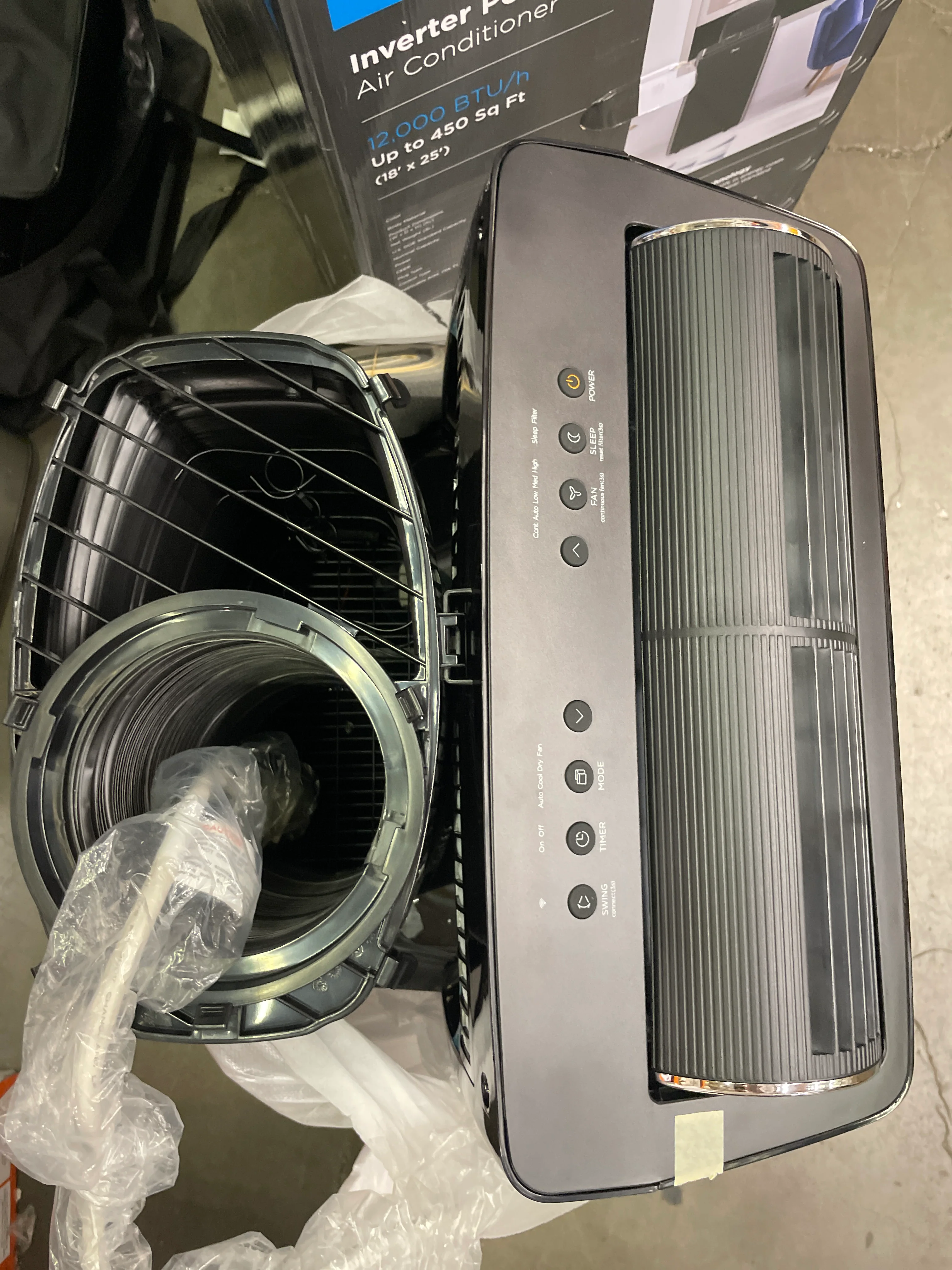 Midea Duo 12,000 BTU (10,000 BTU SACC) High Efficiency Inverter, Ultra Quiet Portable Air Conditioner, Cools up to 450 Sq. Ft., Works with Alexa/Google Assistant, Includes Remote - Retail $599 - Image 7
