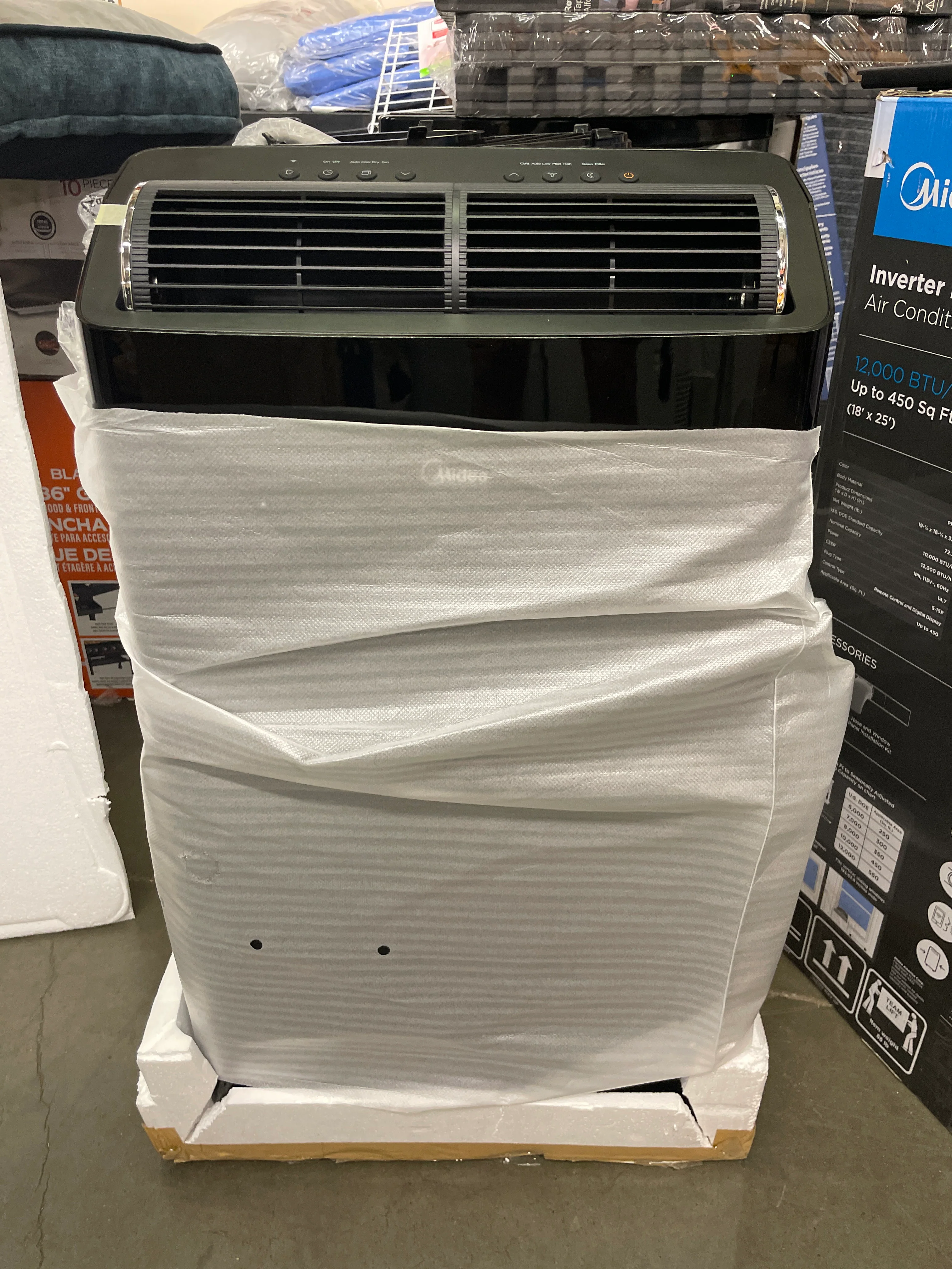 Midea Duo 12,000 BTU (10,000 BTU SACC) High Efficiency Inverter, Ultra Quiet Portable Air Conditioner, Cools up to 450 Sq. Ft., Works with Alexa/Google Assistant, Includes Remote - Retail $599 - Image 8