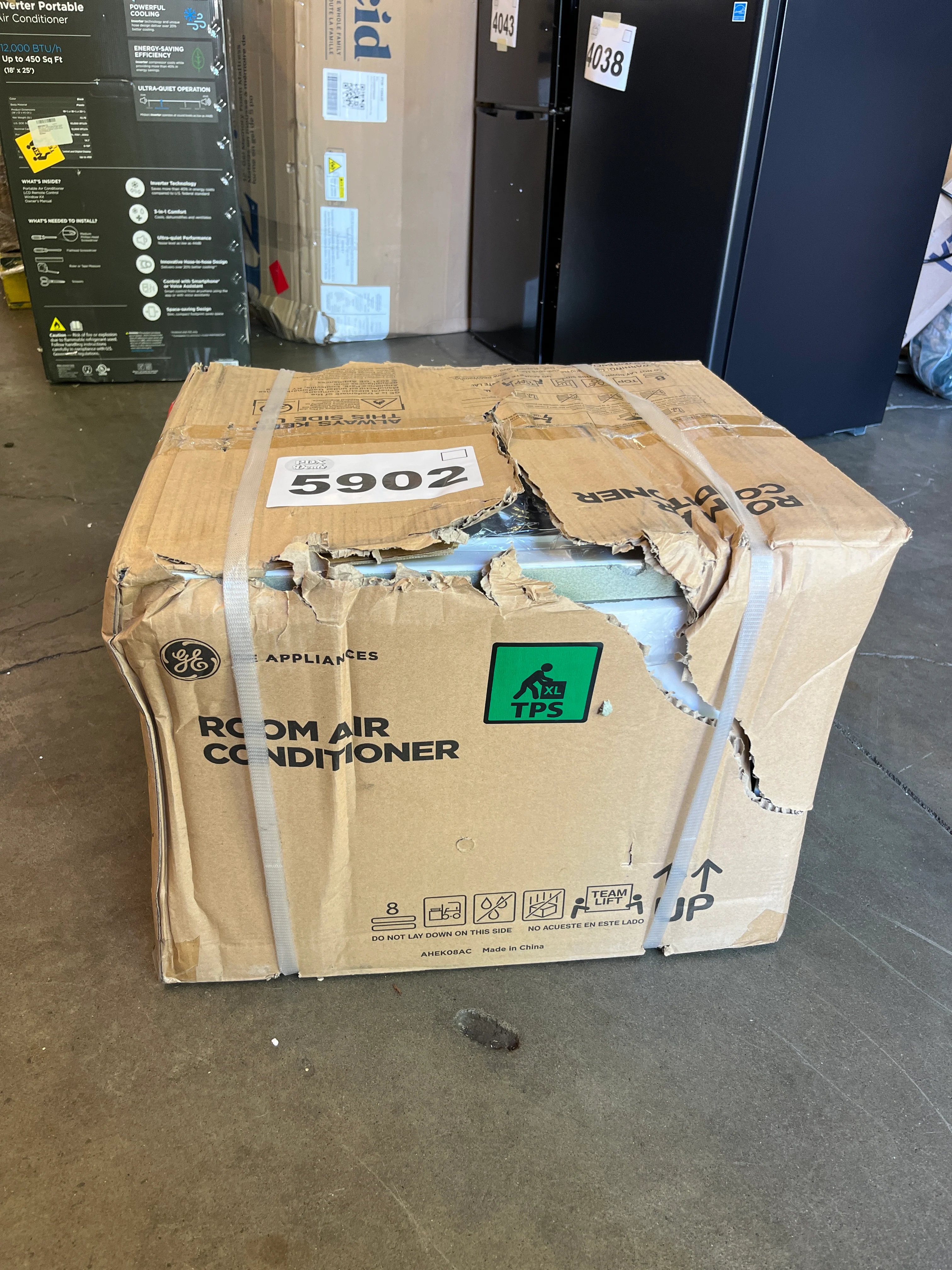 NEW - GE Window Air Conditioner 8000 BTU, Wi-Fi Enabled, Energy-Efficient Cooling for Medium Rooms, 8K BTU Window AC Unit with Easy Install Kit, Control Using Remote or Smartphone App - Retail $280 - Image 5
