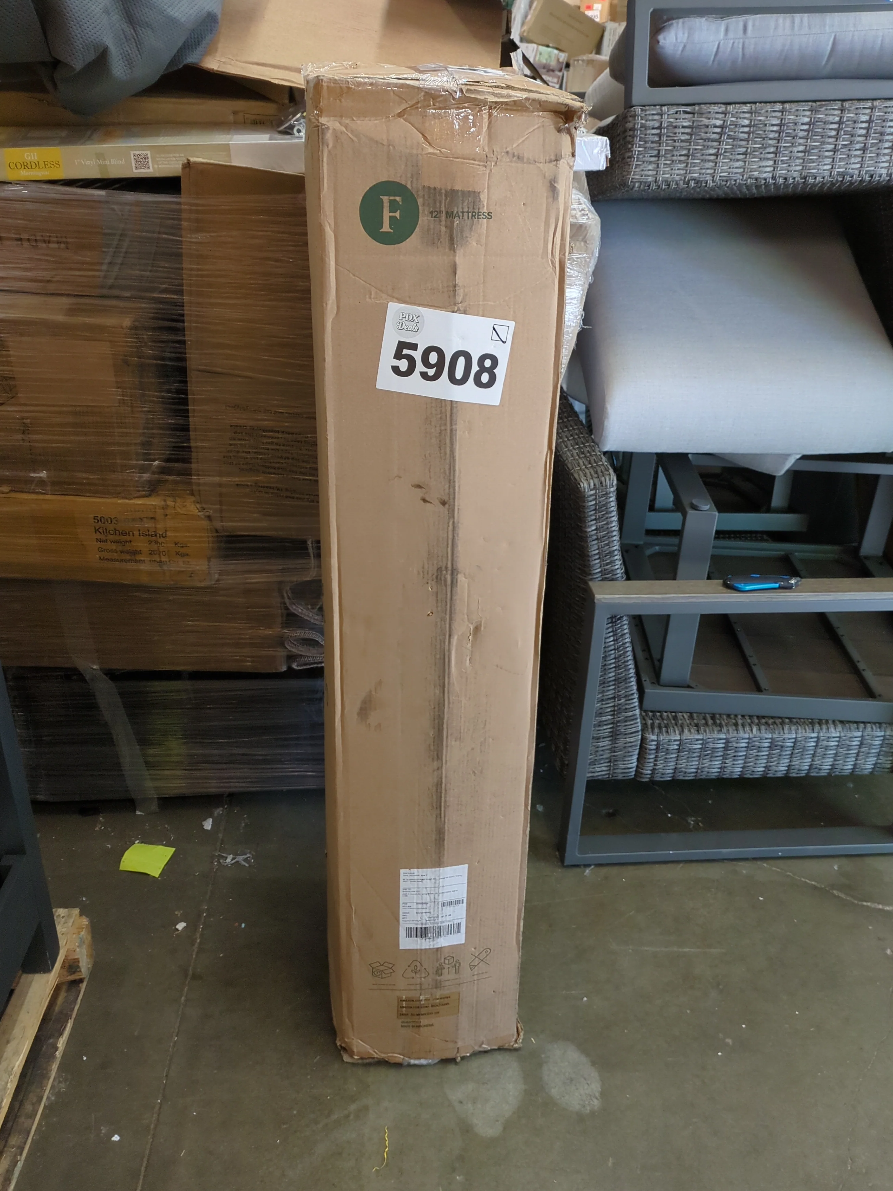 New - Zinus 12 Inch FULL Green Tea Memory Foam Mattress [New Version], Fiberglass Free, Medium Firm Feel, Zoned Pressure Relief, Certified Safe Foams & Fabric, Bed-in-A-Box, Full - Retail $145 - Image 6