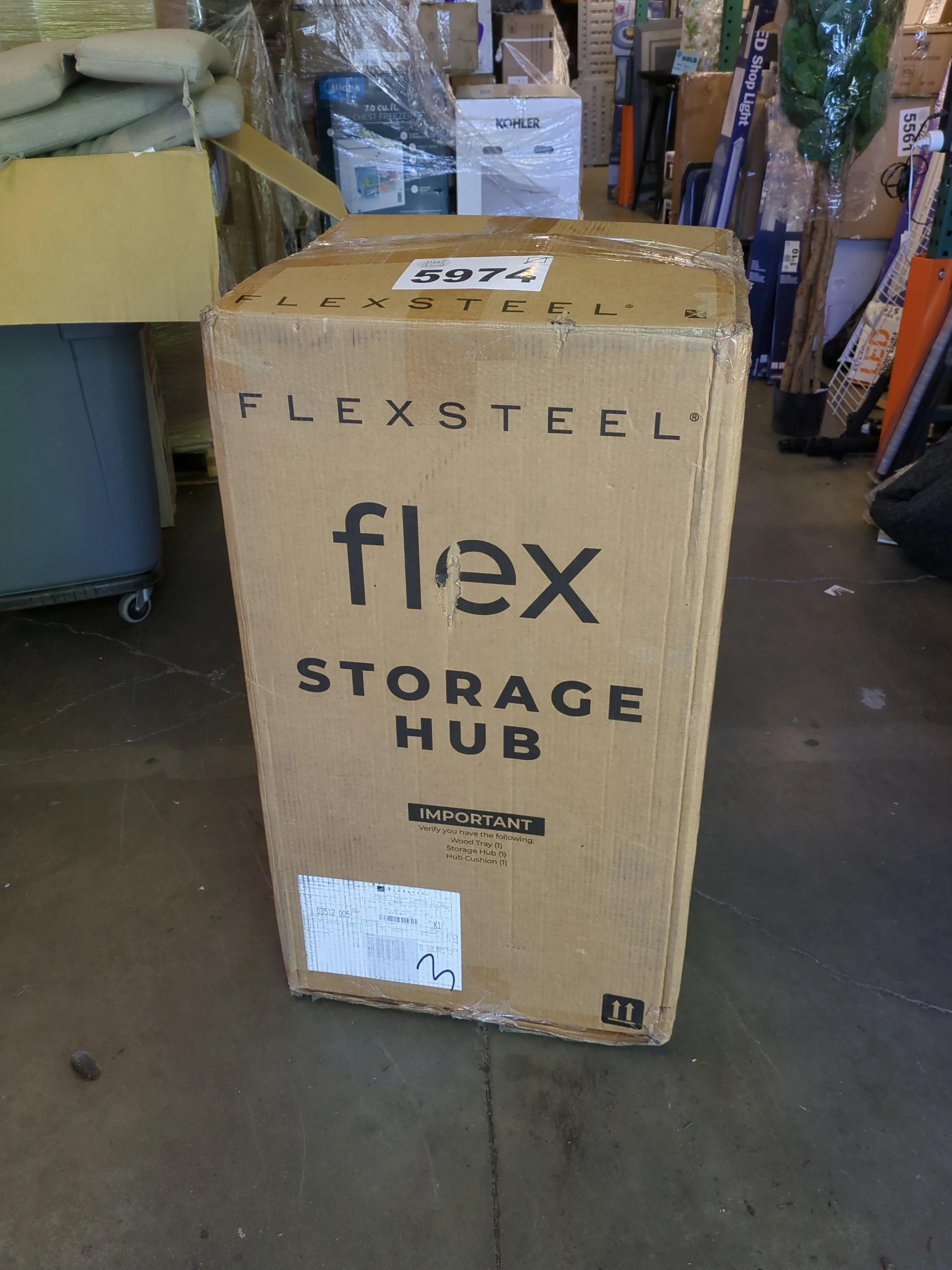 Flexsteel Modular Sectional Storage Hub - Retail $449 - Image 5