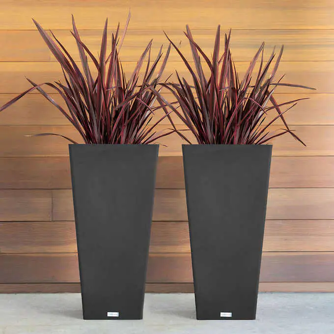 26in Taper Planter by Veradek, 2-pack