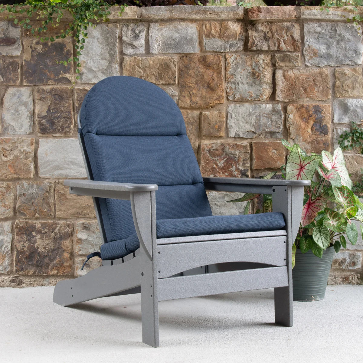 NEW - Adirondack Blue Cushion for Polywood Chairs, 2-pack - Retail $129 - Image 2