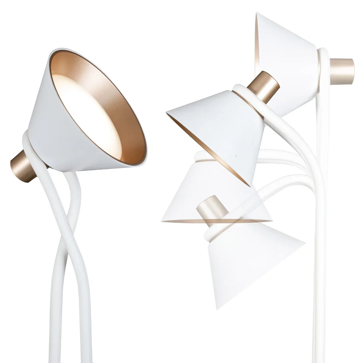 OttLite LED Desk Organizer Lamp with Wireless Charging Stand - Image 4