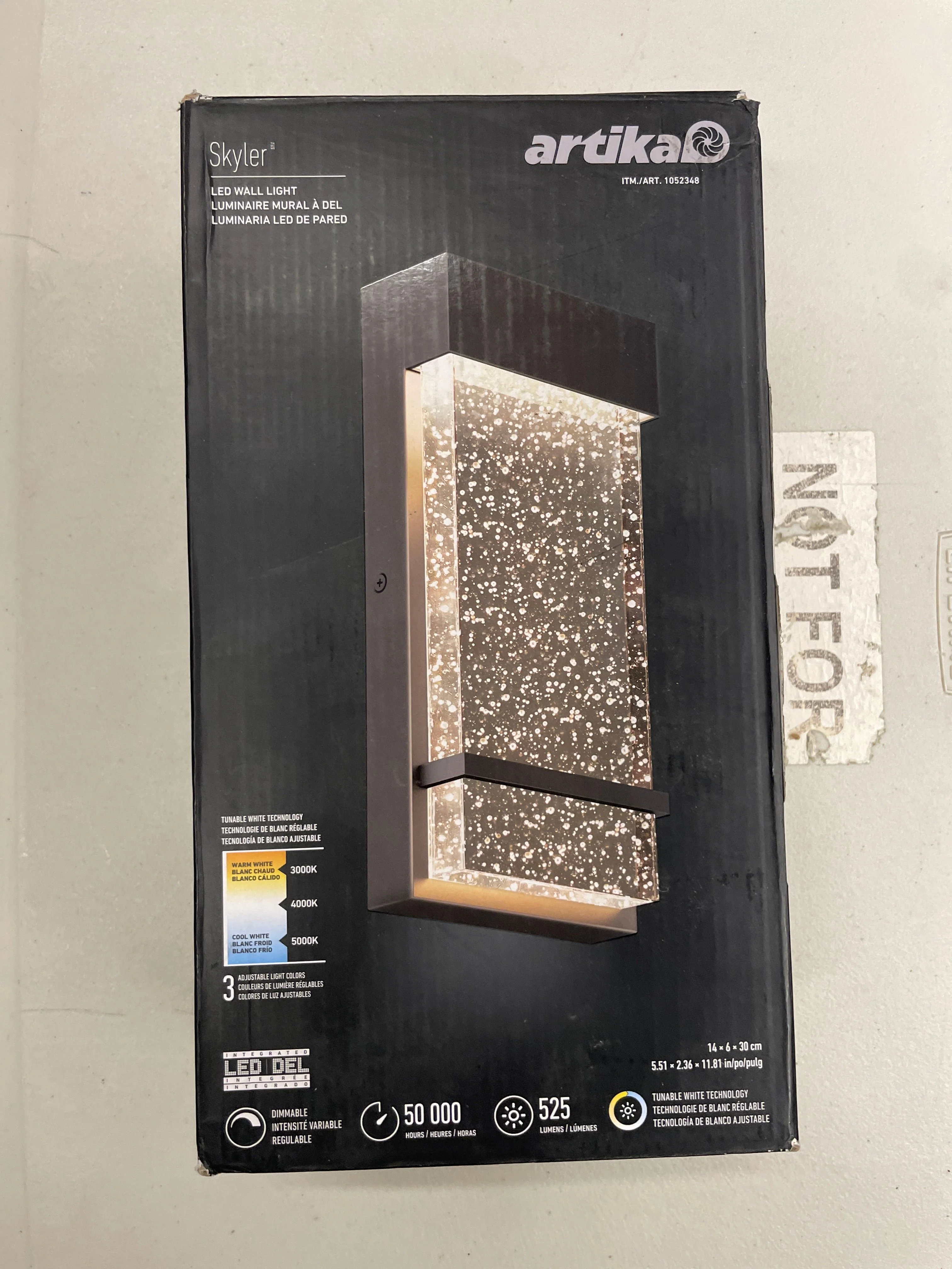 Artika Skyler Bubble Glass Sconce - Image 3