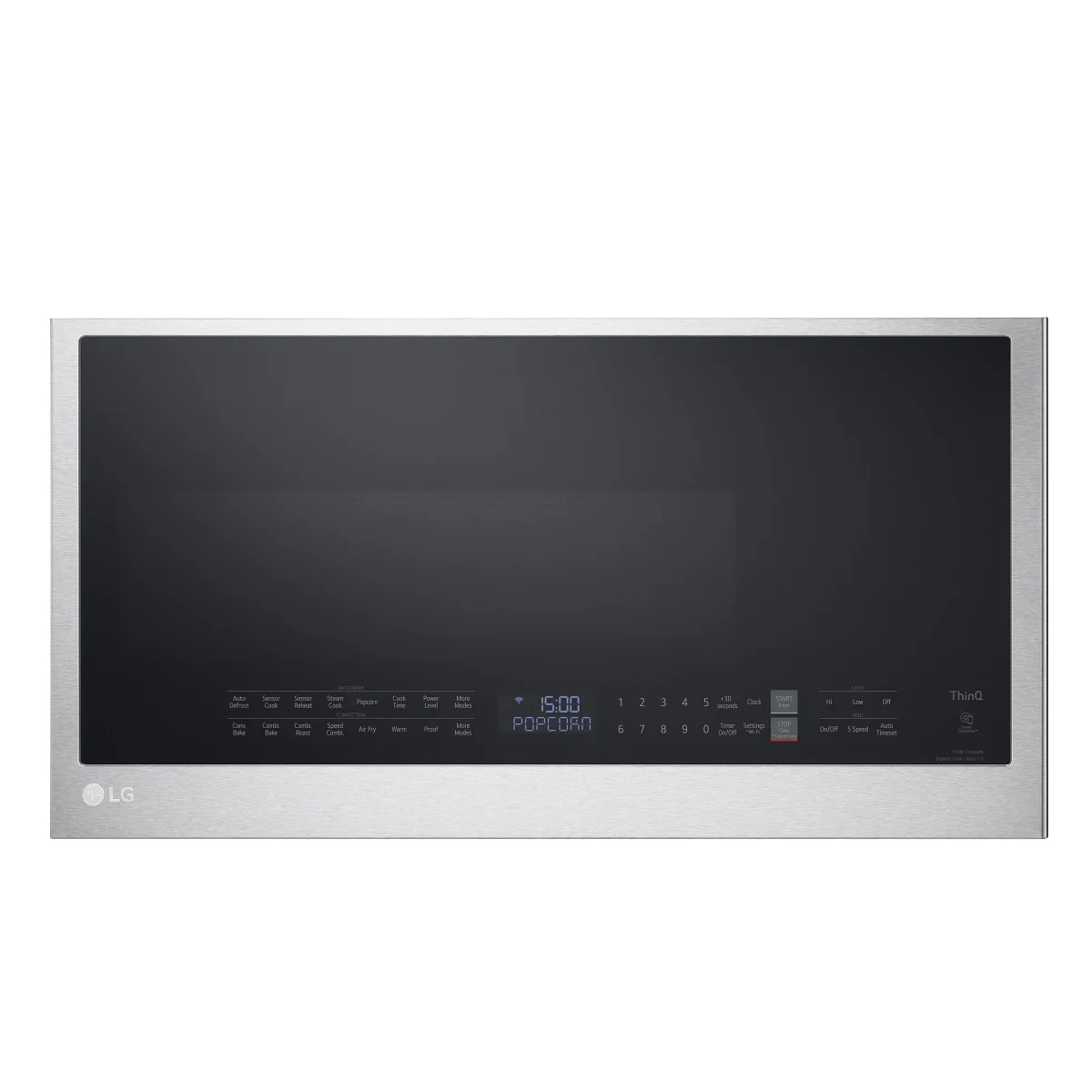 NEW - LG 1.7 cu. ft. Smart Wi-Fi Enabled Over-the-Range Convection Microwave Oven with Air Fry - Retail $799