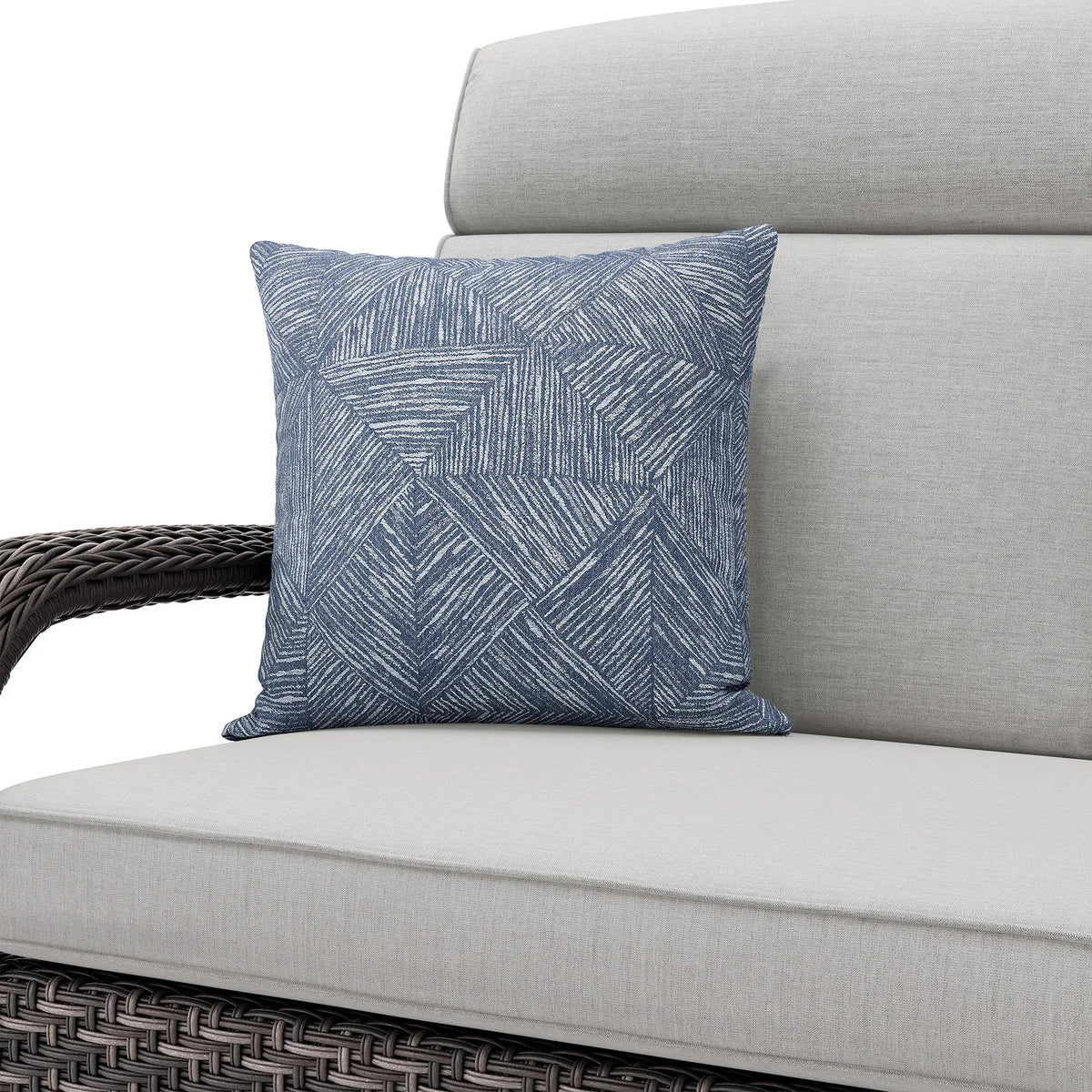 Like NEW - Grand Leisure Nogales Cushioned Glider Loveseat - Retail $749 - Image 3
