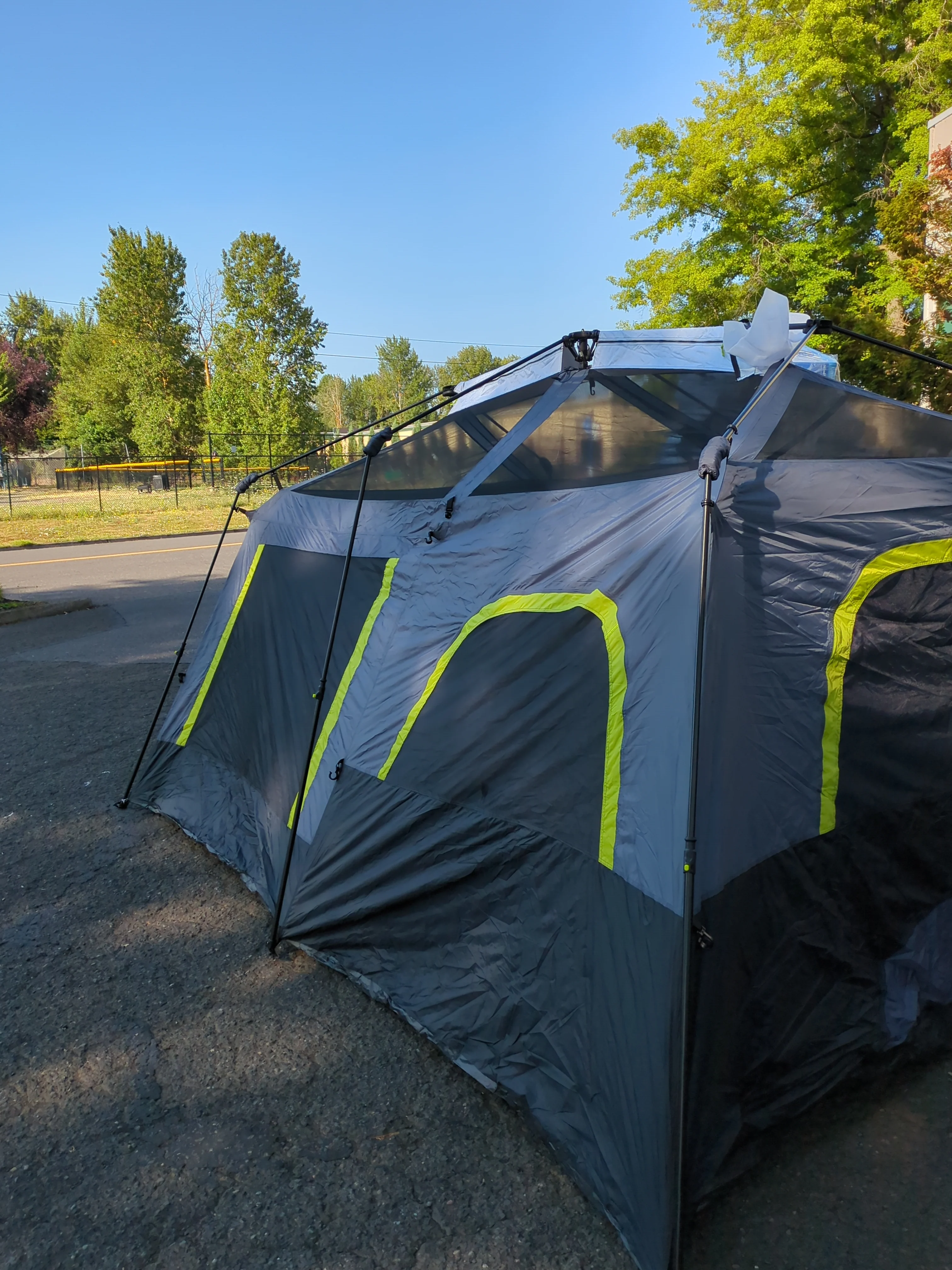 CORE Equipment 10 Person Lighted Instant Cabin Tent with Awning - Retail $269 - Image 6
