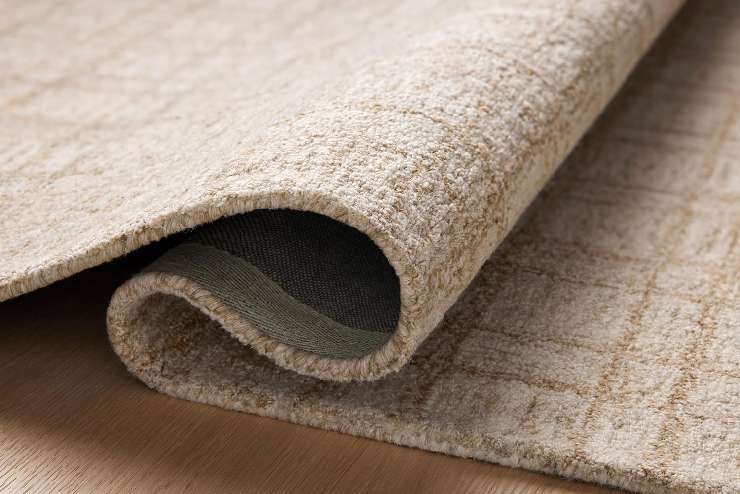Loloi Chris Loves Julia Polly Collection POL-10 Khaki/Sand 9'-3" x 13'-0" Accent Rug - Retail $640 - Image 3
