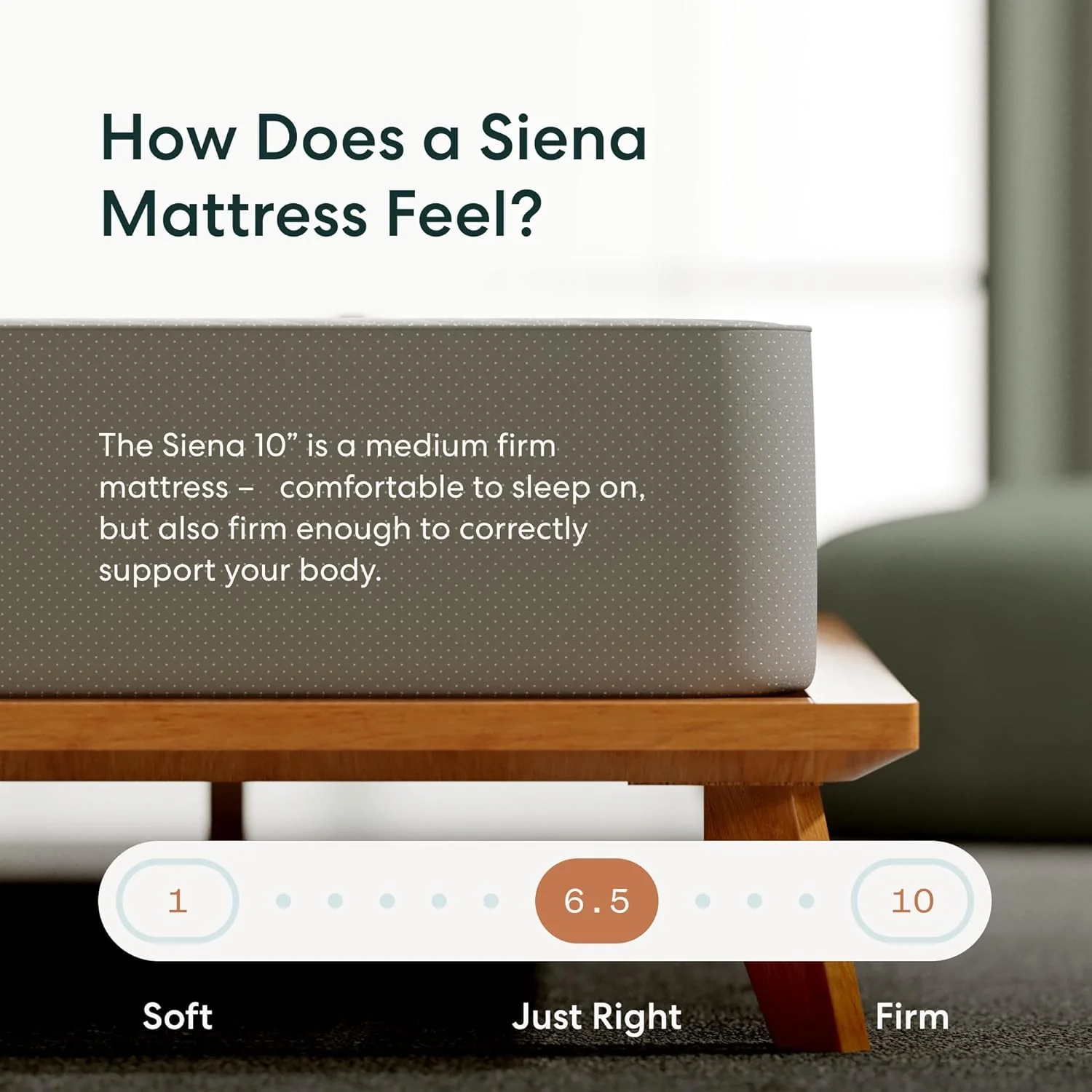NEW - Siena 10 Inch Full Gel Memory Foam Mattress - Medium Firm - Premium Pressure-Relieving Layers - CertiPUR- Certified, White - Retail $349 - Image 2