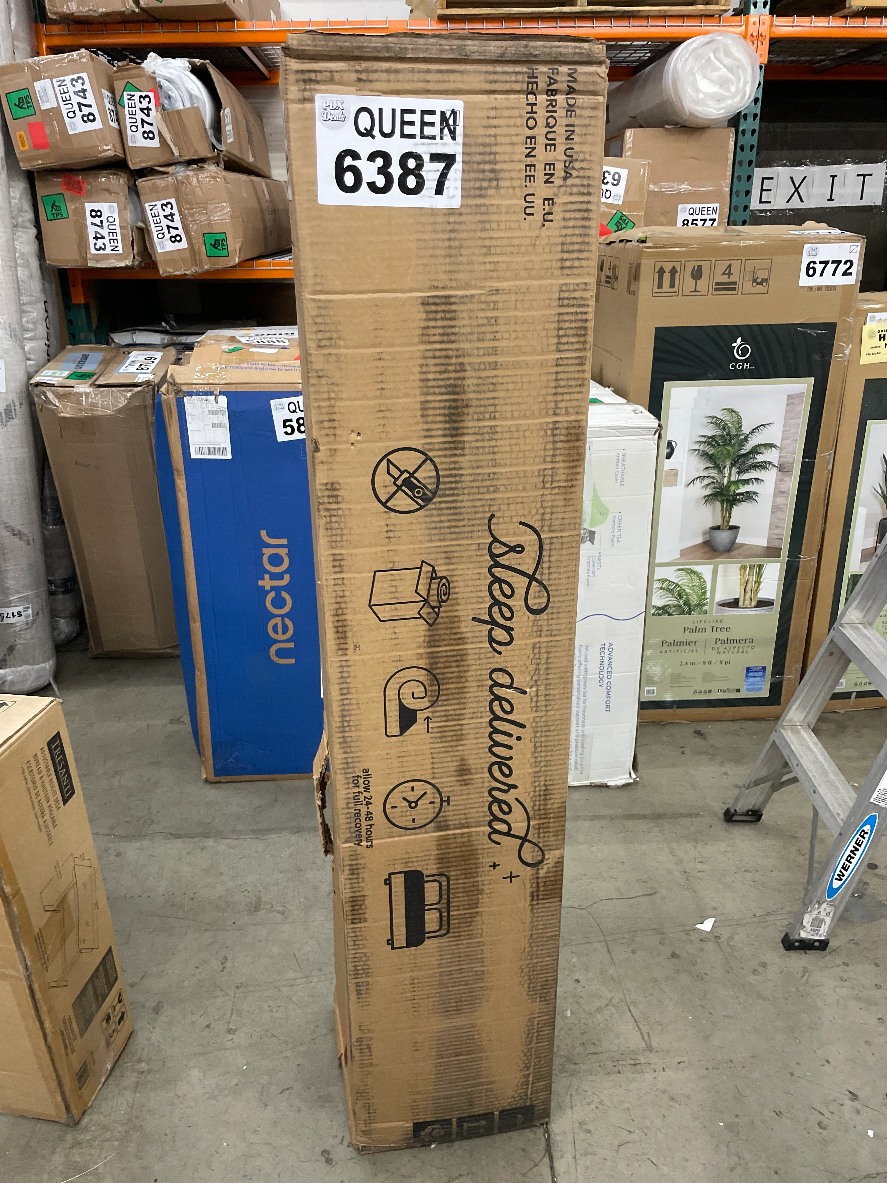 NEW - Signature Design by Ashley Queen Size Chime 12 Inch Medium Firm Memory Foam Mattress with Green Tea & Charcoal Gel - Retail $359 - Image 6