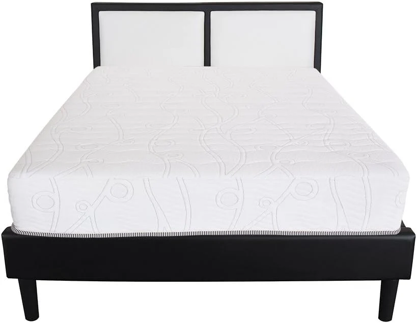 NEW - Olee Sleep 10 Inch Queen Mattress, Support Cloud Hybrid Mattress, Gel Infused Memory Foam, Pocket Spring for Support and Pressure Relief, CertiPUR-US Certified, Bed-in-a-Box, Soft, Queen Size - Retail $353 - Image 2