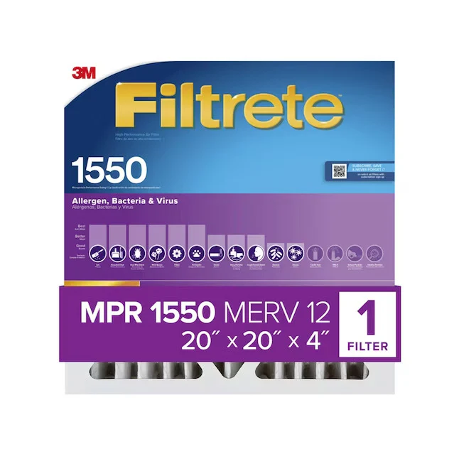 NEW - 3M 20 x 20 x 4 Ultra Allergen Reduction Deep Pleat - Retail $34 - Image 2