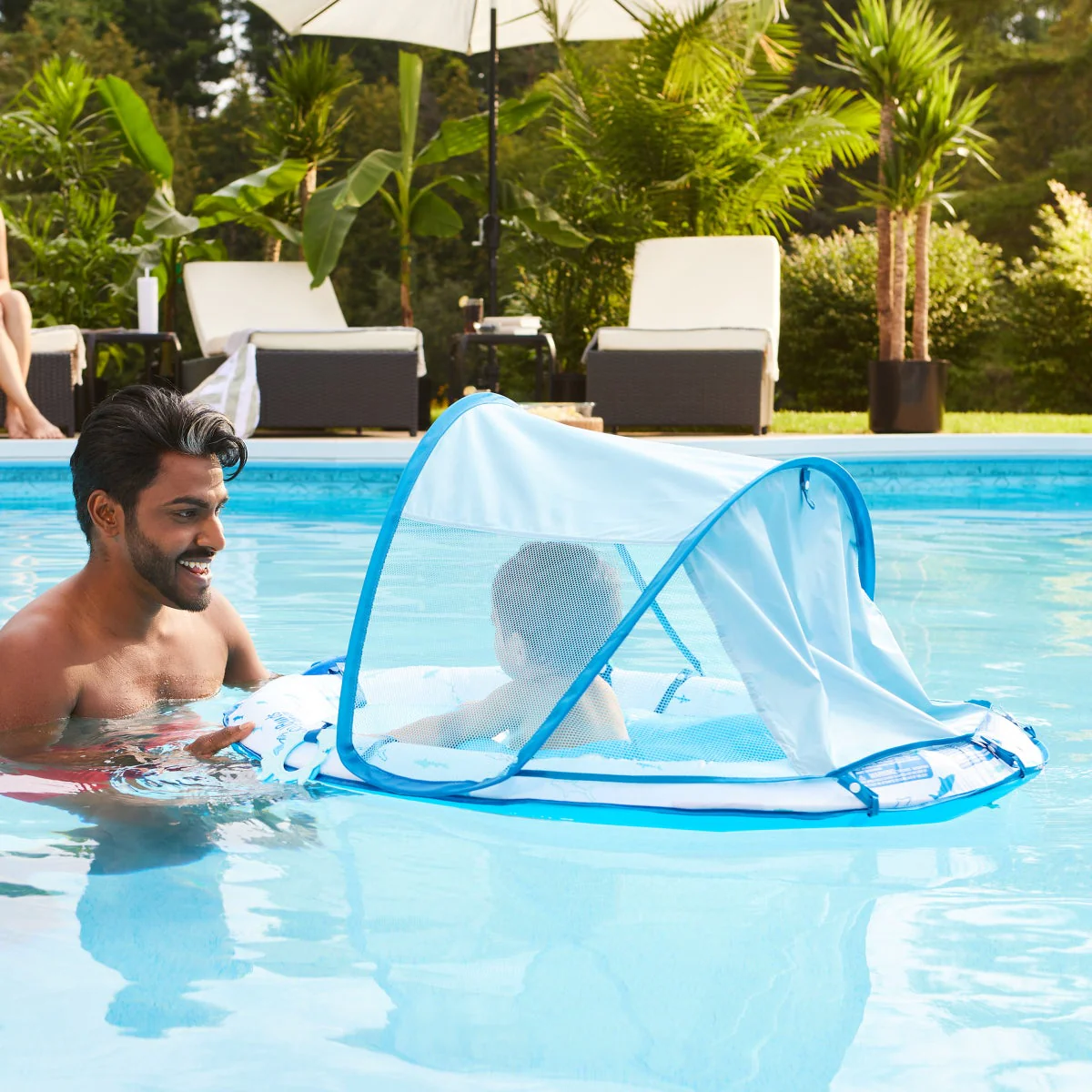 Elite Baby Spring Float with Sun Canopy - Image 2