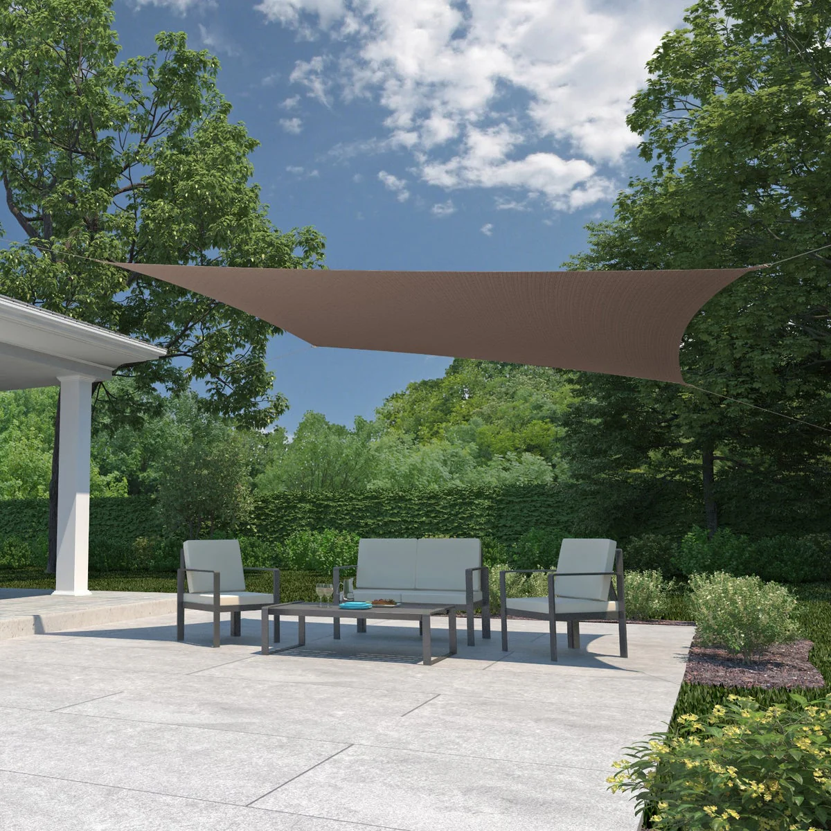 Coolaroo 13' x 7' Rectangle Shade Sail - Image 3