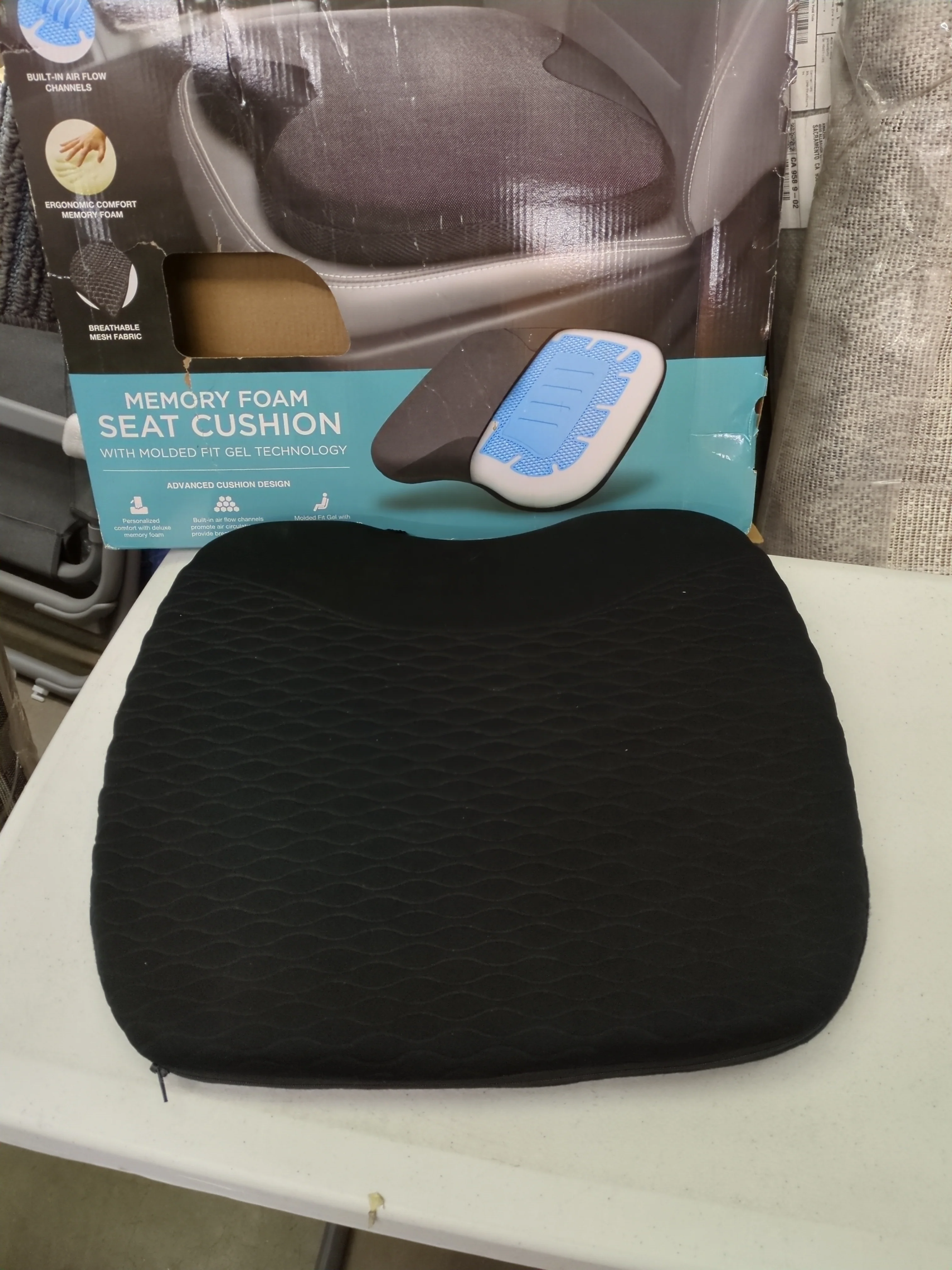 Type S Memory Foam Seat Cover - Retail $24 - Image 2