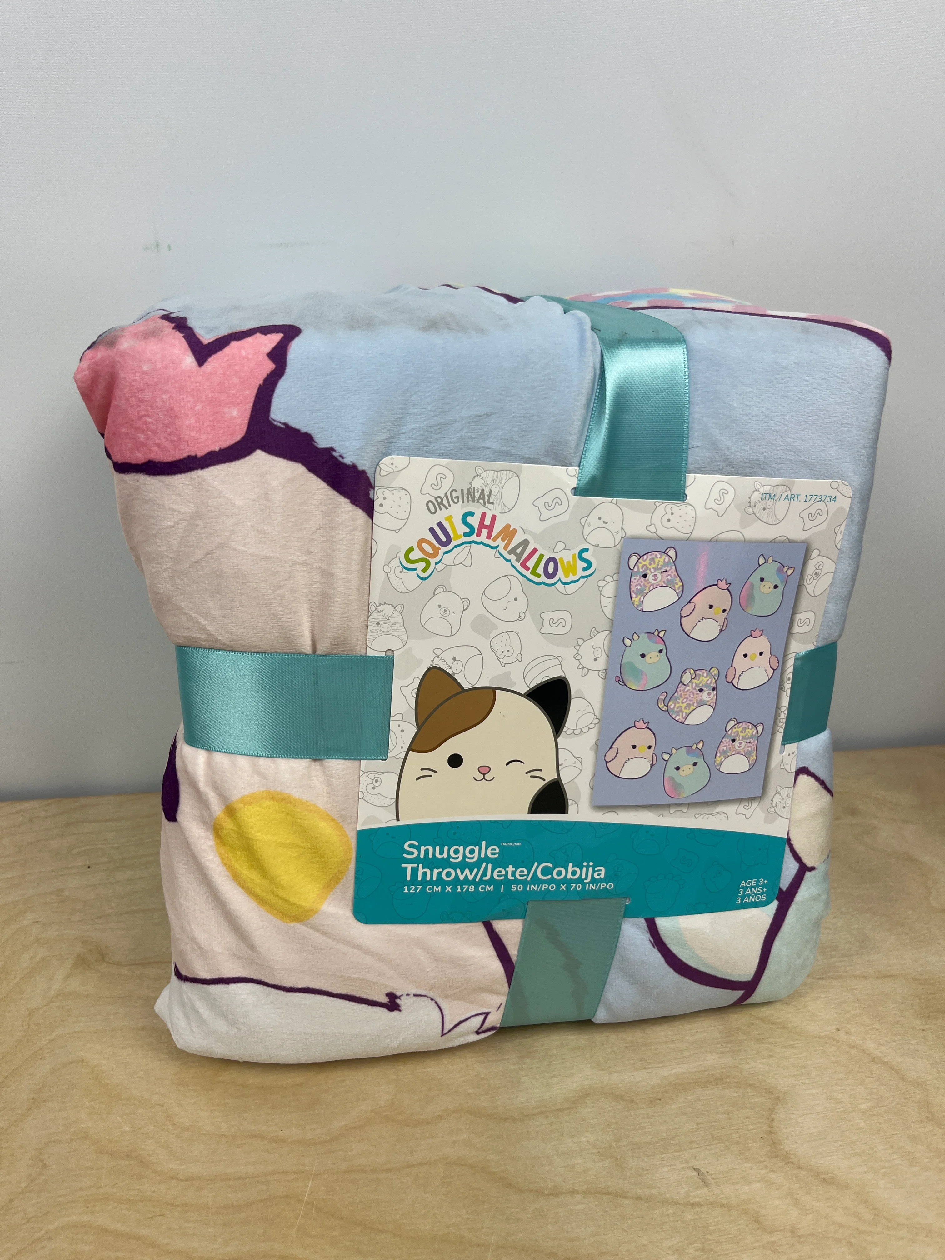 Squishmallows Snuggle Throw Blanket